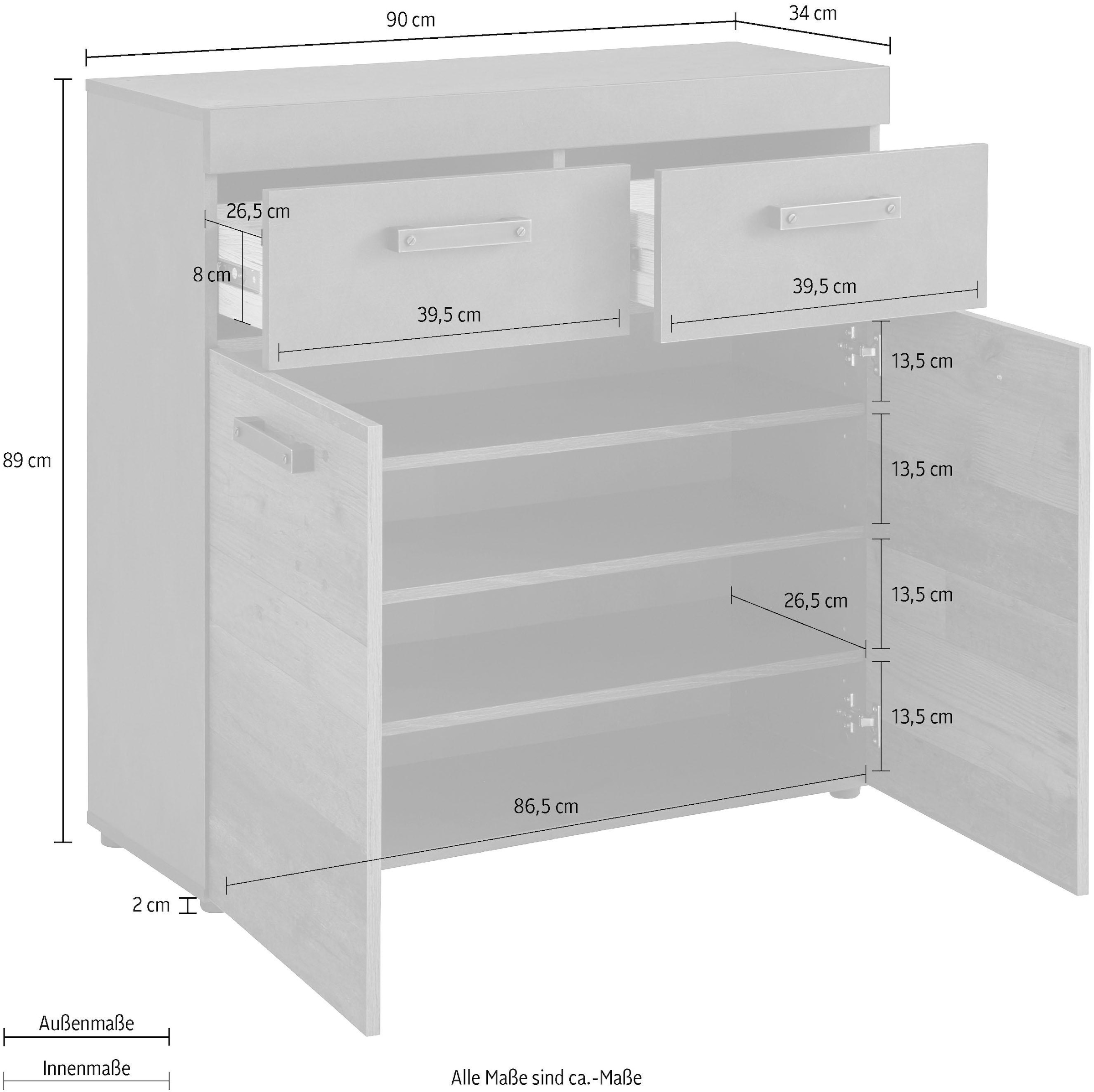 online Industrial Schuhschrank kaufen INOSIGN | Jelmoli-Versand moderner »Ilana«, Style