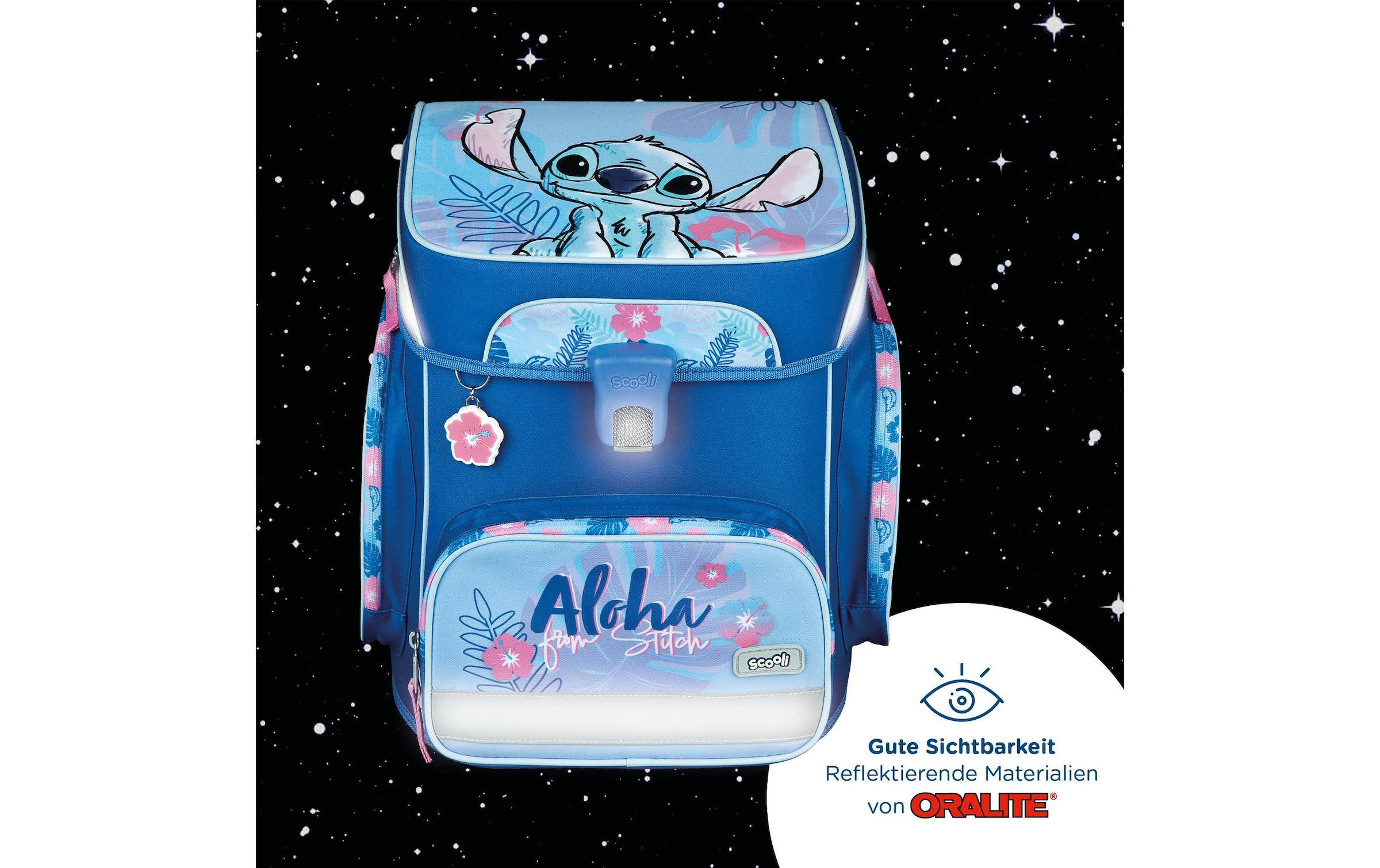 Scooli Schulranzen »5-teilig Lilo & Stitch, 18 l«