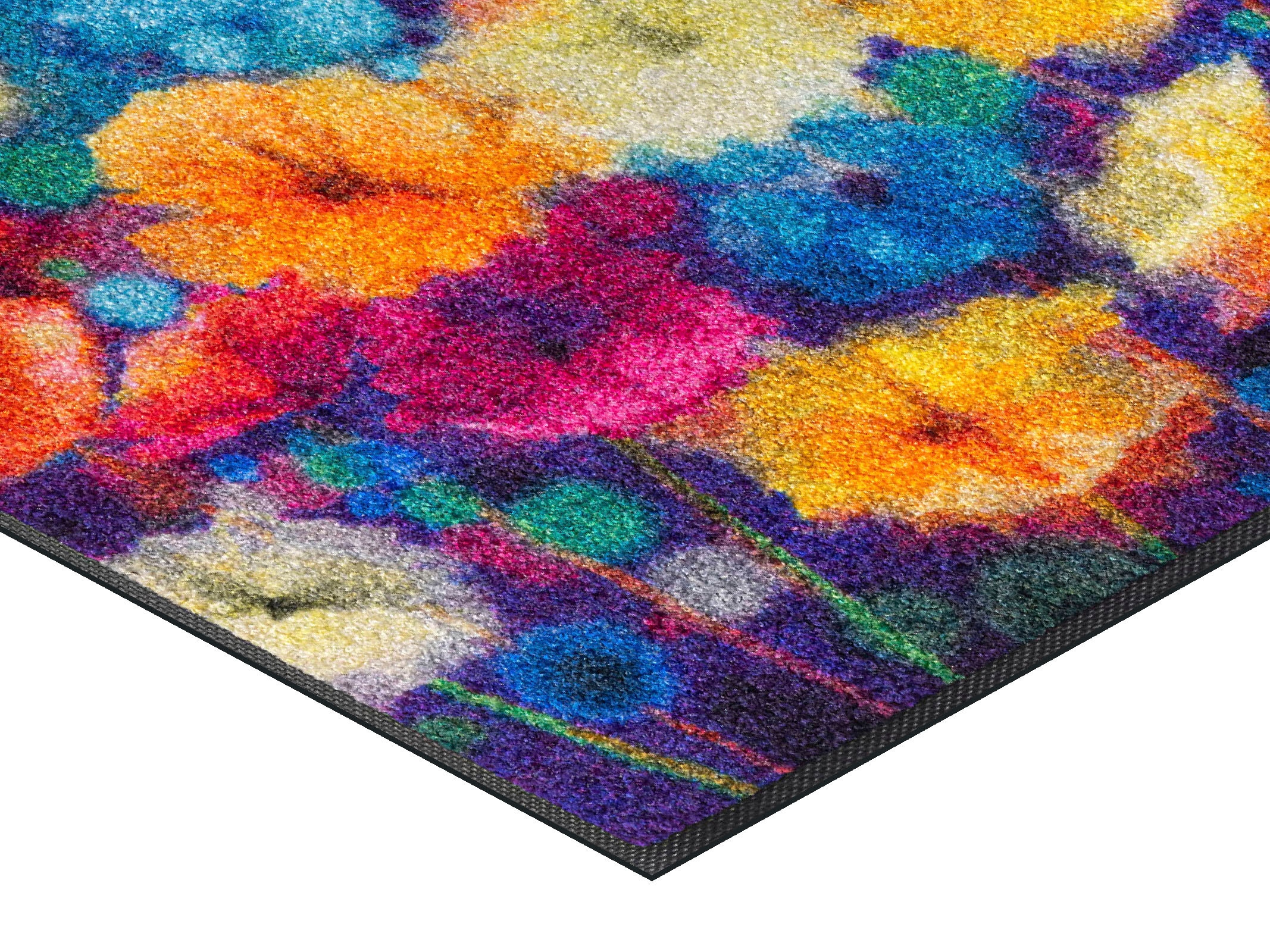 wash+dry by Kleen-Tex Fussmatte »Flowerlover«, rechteckig, 7 mm Höhe, Schmutzfangmatte, Motiv Blumen, rutschhemmend, waschbar
