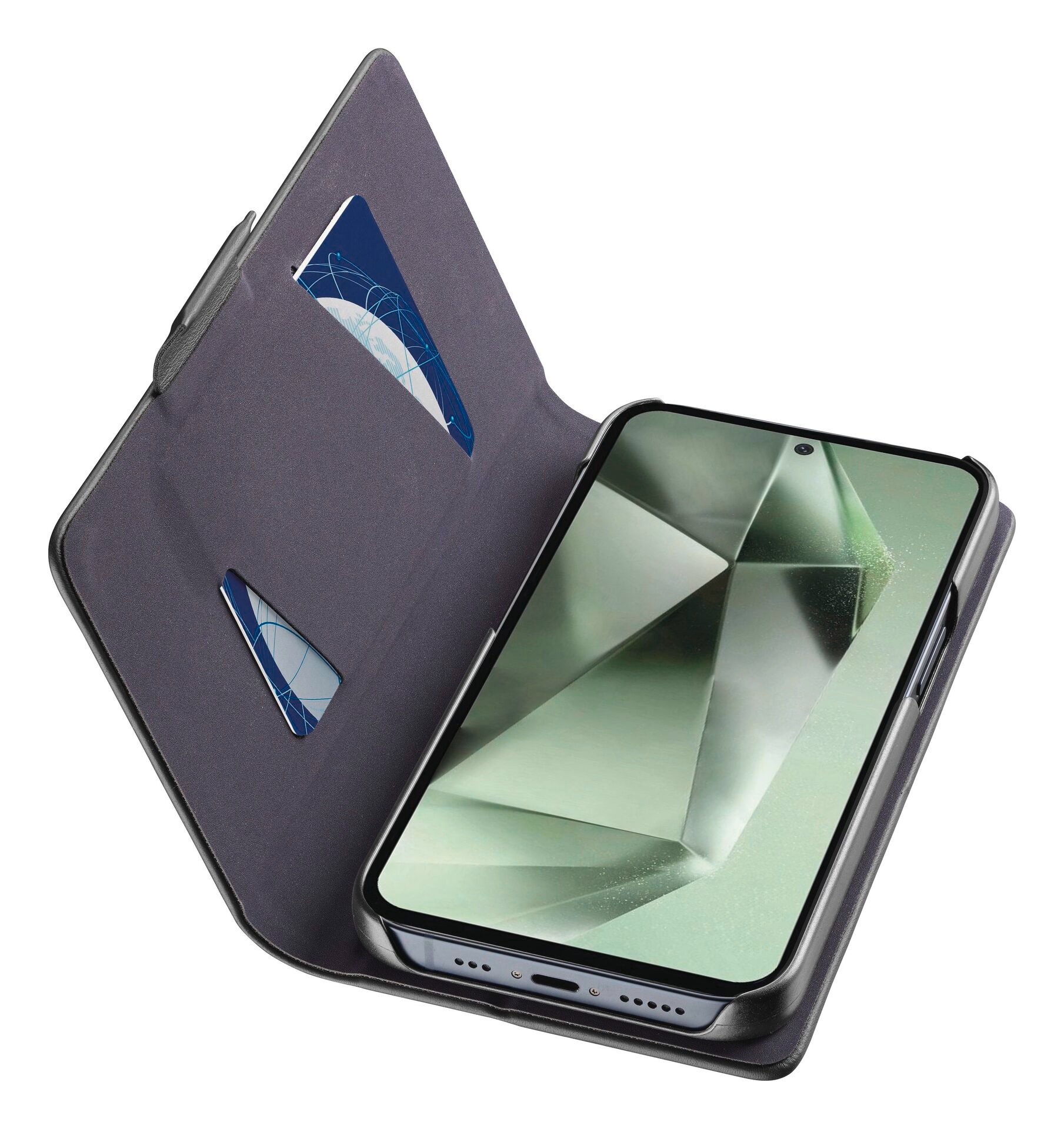 Cellularline Handyhülle »Book Case«, Backcover, Schutzhülle, Handyschutzhülle, Case, Schutzcase, stossfest