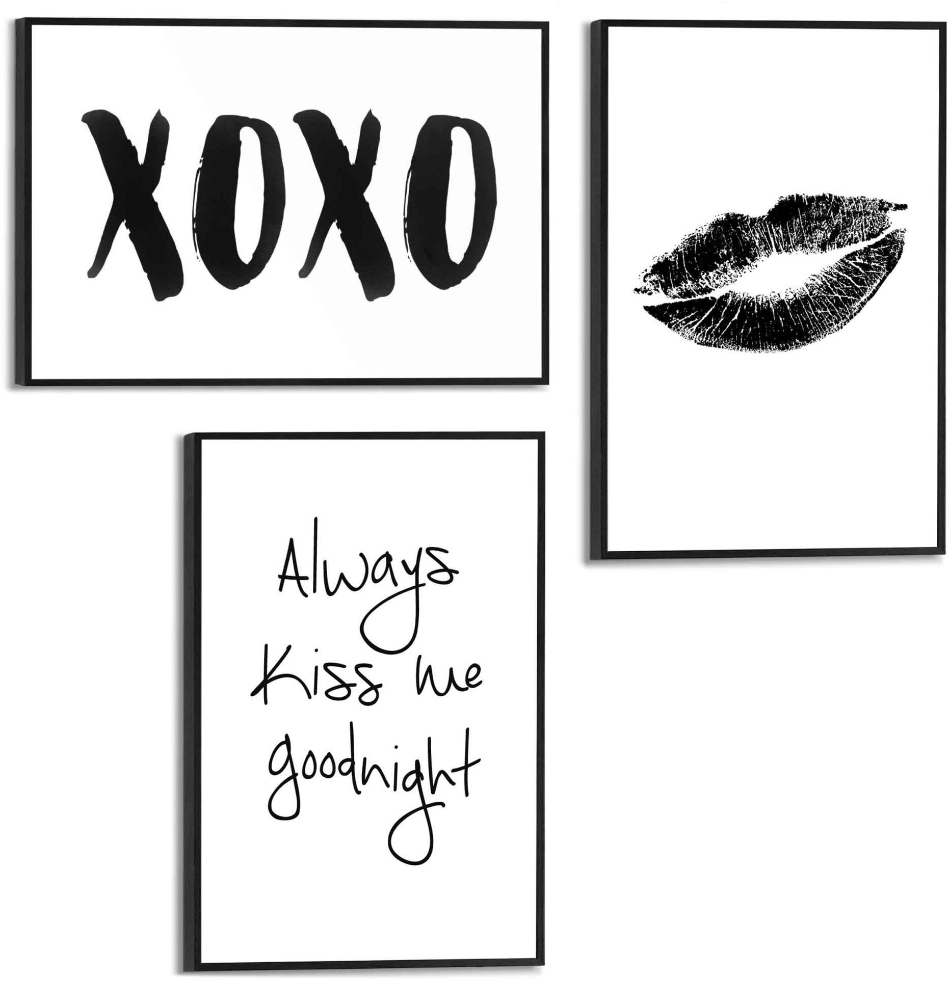 ❤ Reinders! Wandbild »Kussmund Modern Shop Lippen«, bestellen im St.) Minimalistisch Jelmoli-Online - - (3