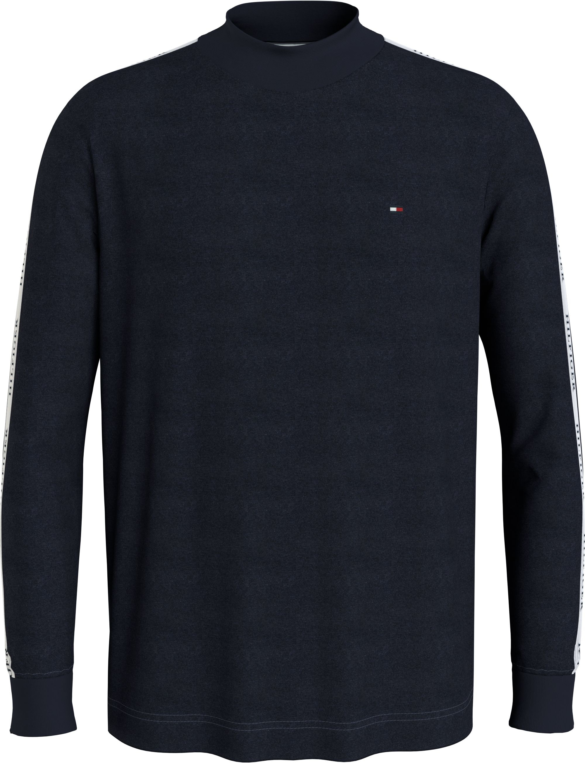 Tommy Hilfiger Langarmshirt »PREP TAPE MOCK NECK LS TEE«, mit Logo-Tape an  den Ärmeln online shoppen | Jelmoli-Versand