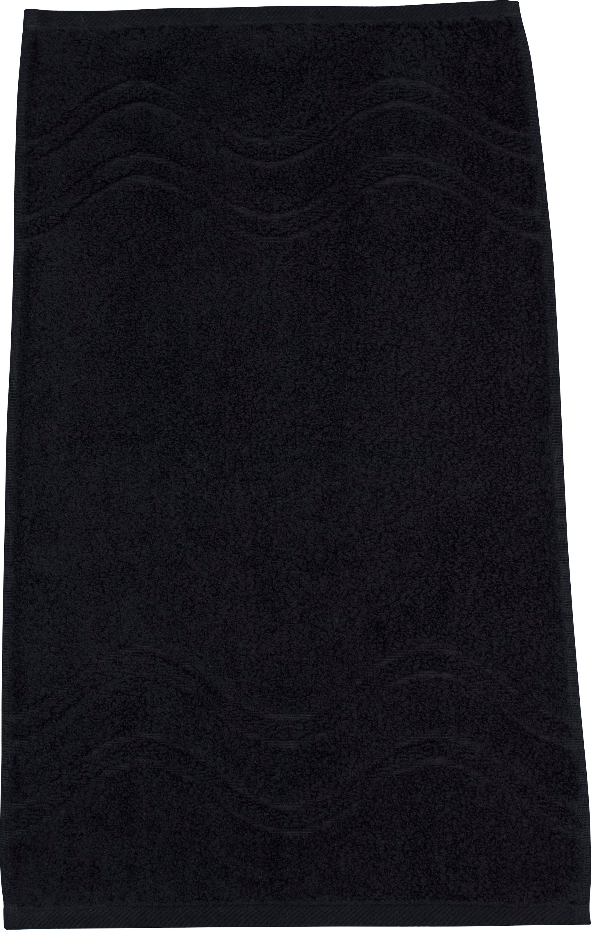 ROSS Gästehandtuch »Cashmere feeling«, (6 St.), mit Wellen-Bordüre