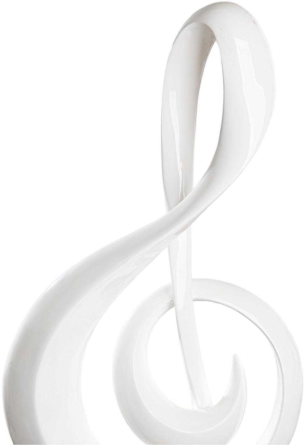 Casablanca by Gilde Dekoobjekt »Skulptur Notenschlüssel weiss H. 83 cm«