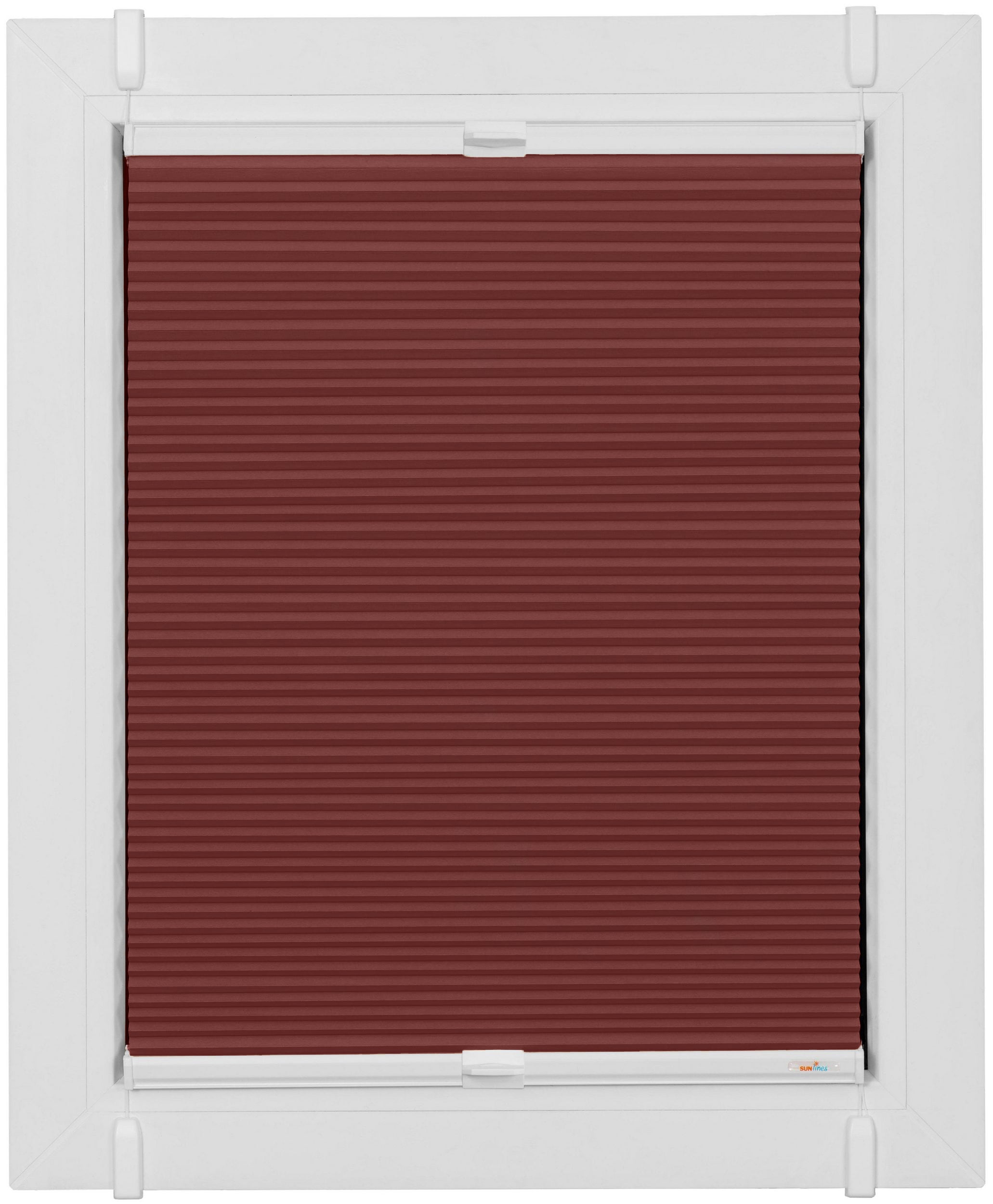 sunlines Plissee "Start-up Style Honeycomb" verdunkelnd energiesparend ohne Bohren verspannt verspannt mit Simply-Fix Klemmträger, Wabenplissee, nach Mass