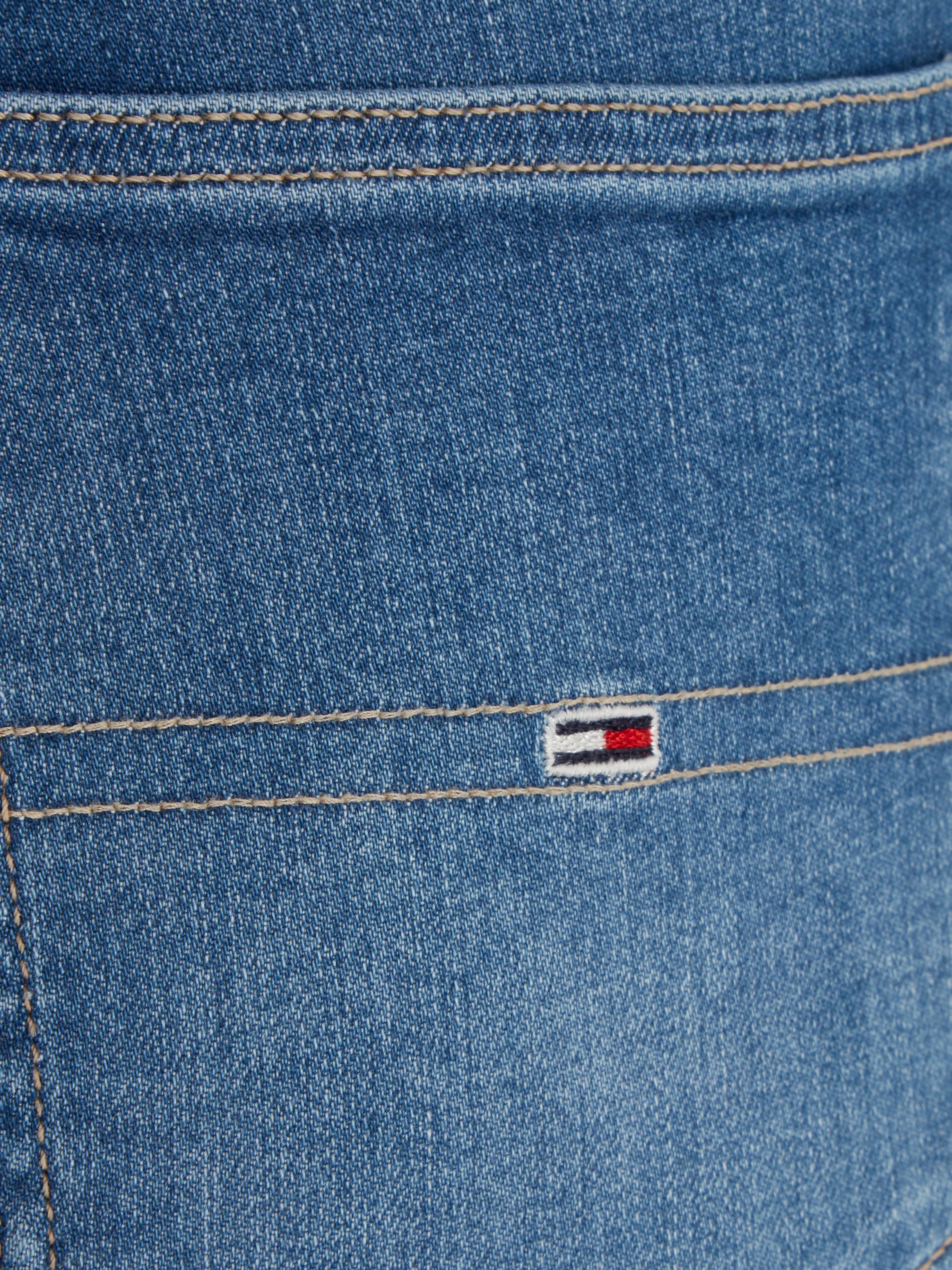 Tommy Jeans Bequeme Jeans »Sylvia Skinny Slim Jeans Hohe Leibhöhe«, mit Ledermarkenlabel