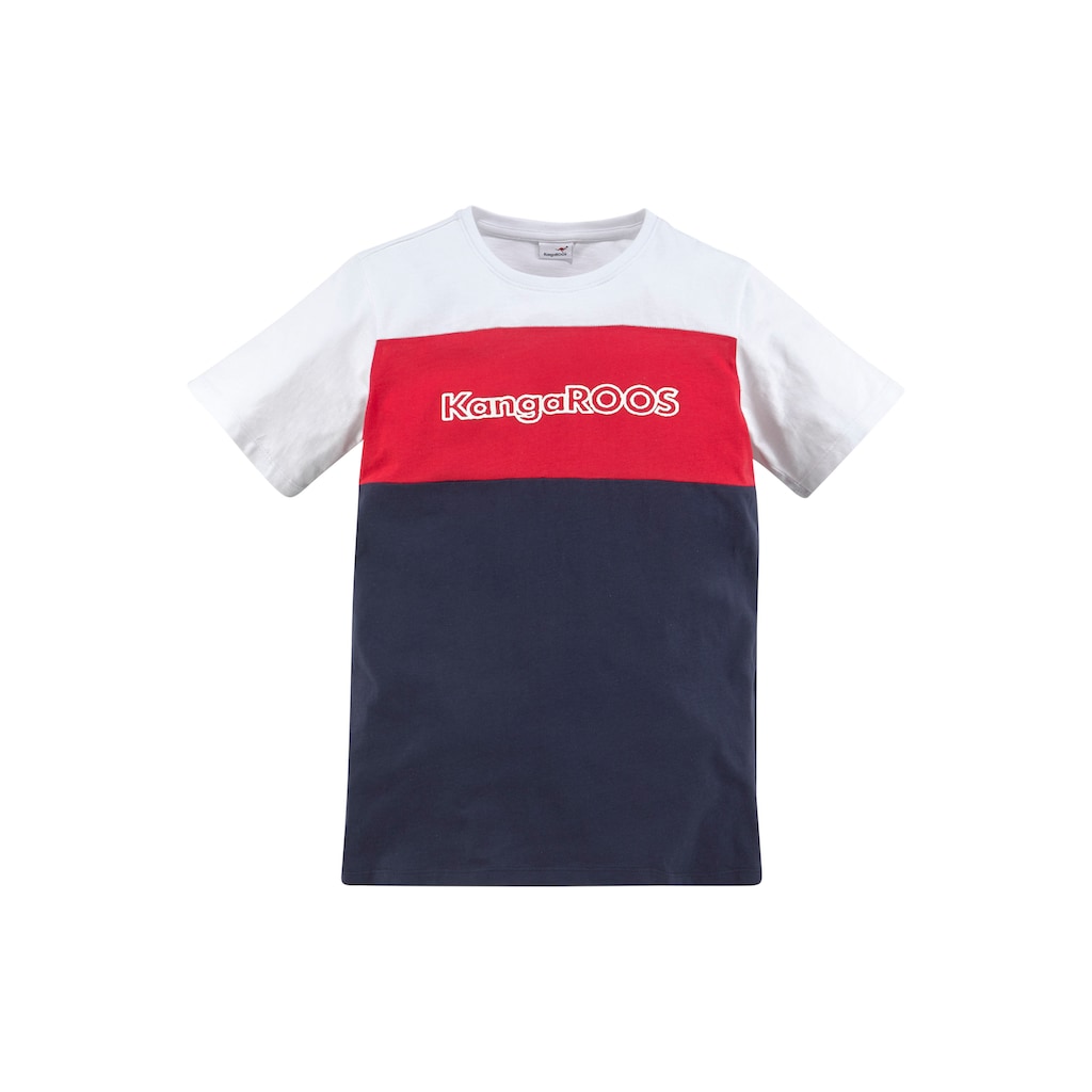 KangaROOS T-Shirt »in Colorblockdesign«