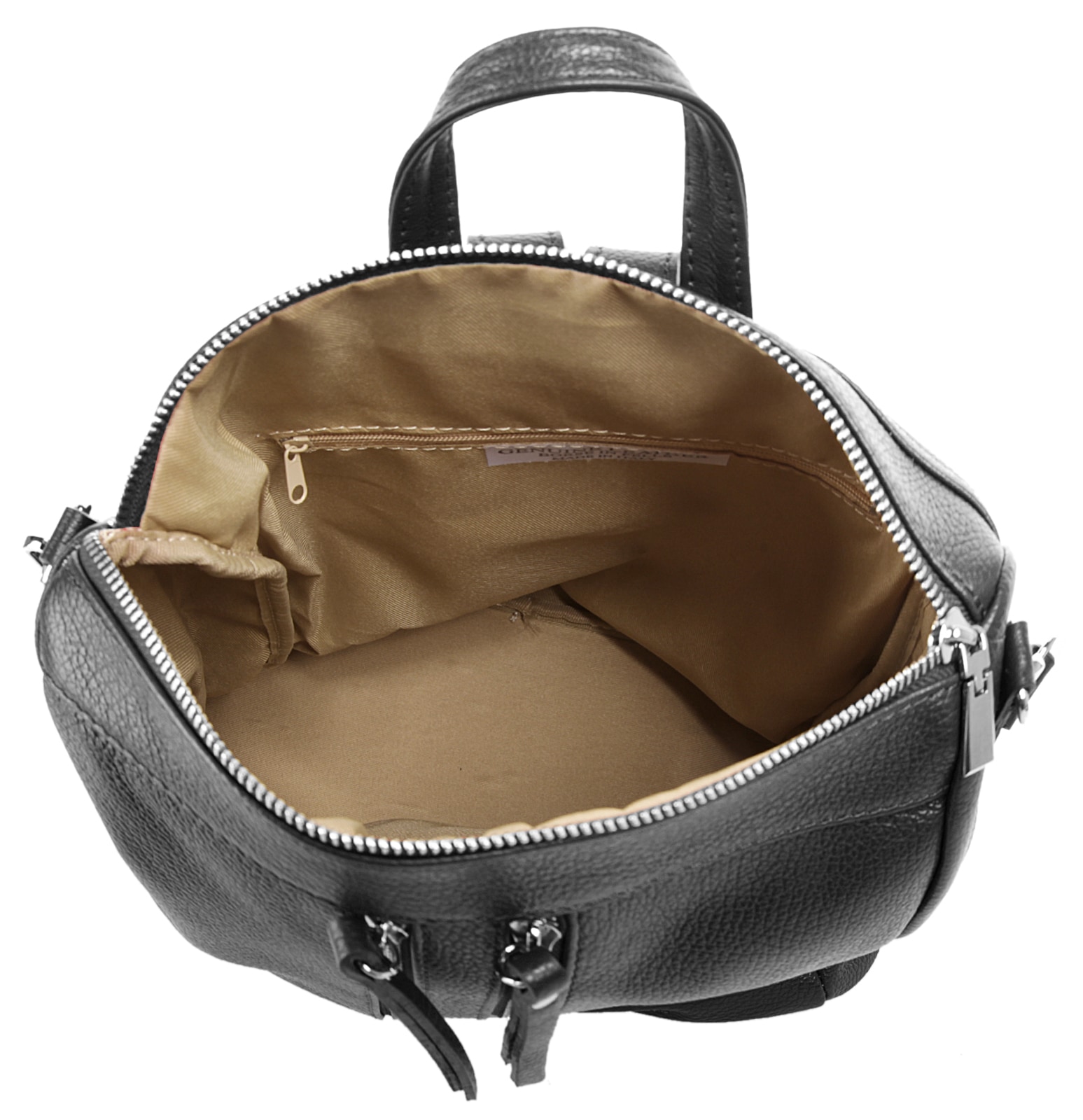 Samantha Look Cityrucksack, echt Leder, Made in Italy