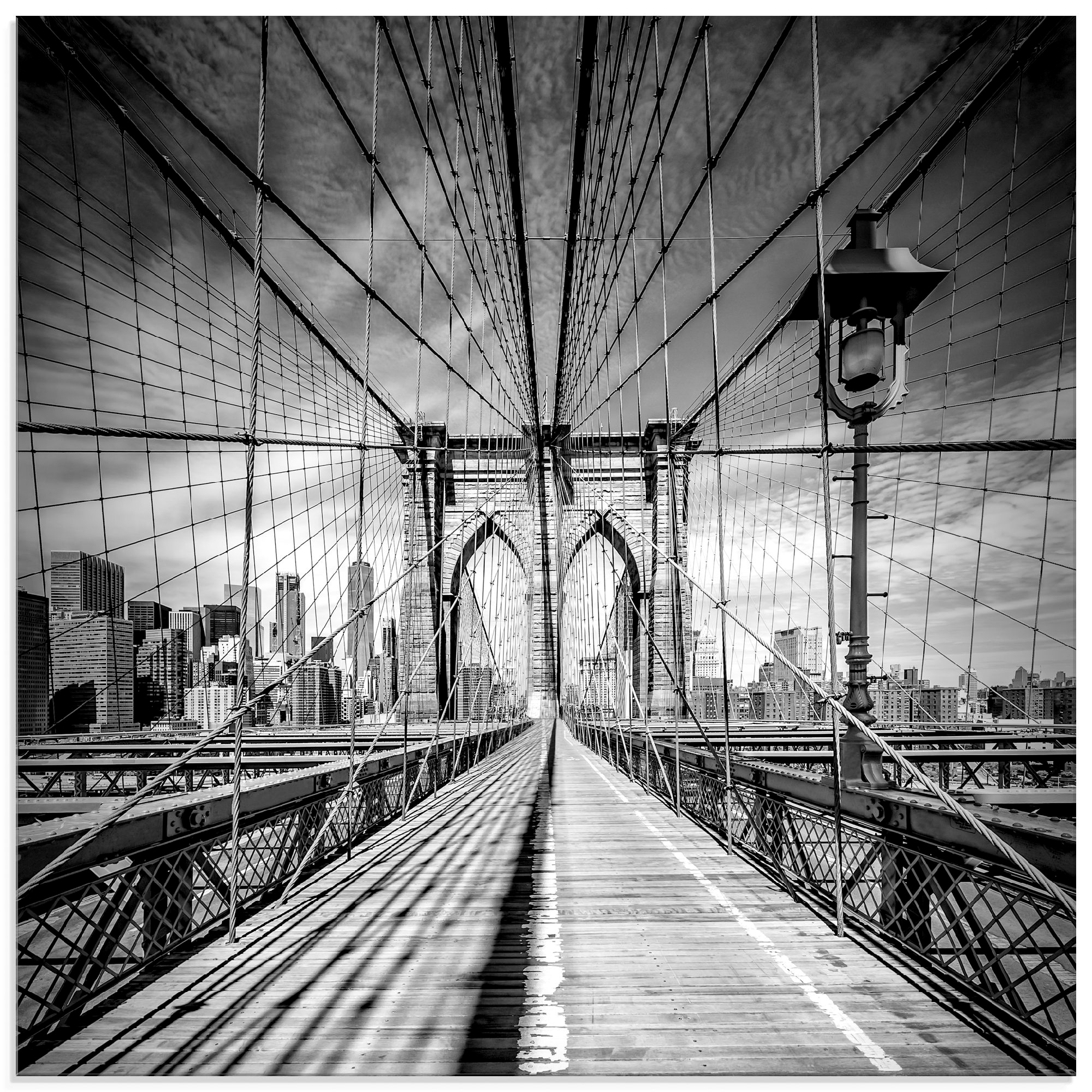 Artland Glasbild Jelmoli-Versand | »New Bridge«, Brooklyn (1 City St.), Amerika, Grössen bestellen York online in verschiedenen