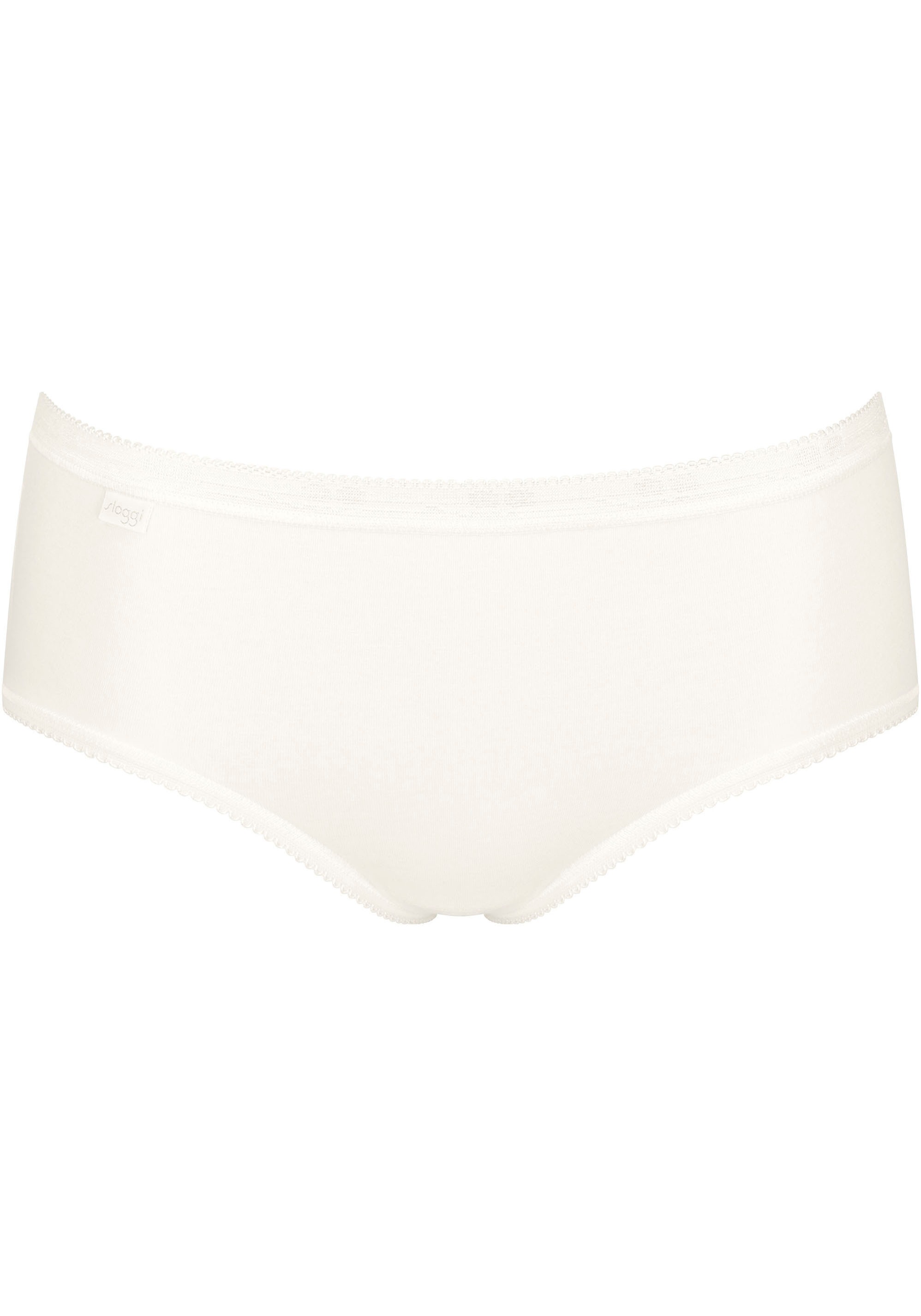 sloggi Midislip »Basic+«, (3er Pack), Baumwollmix, klassischer Stil, mittelhoher Bund, Softnähte