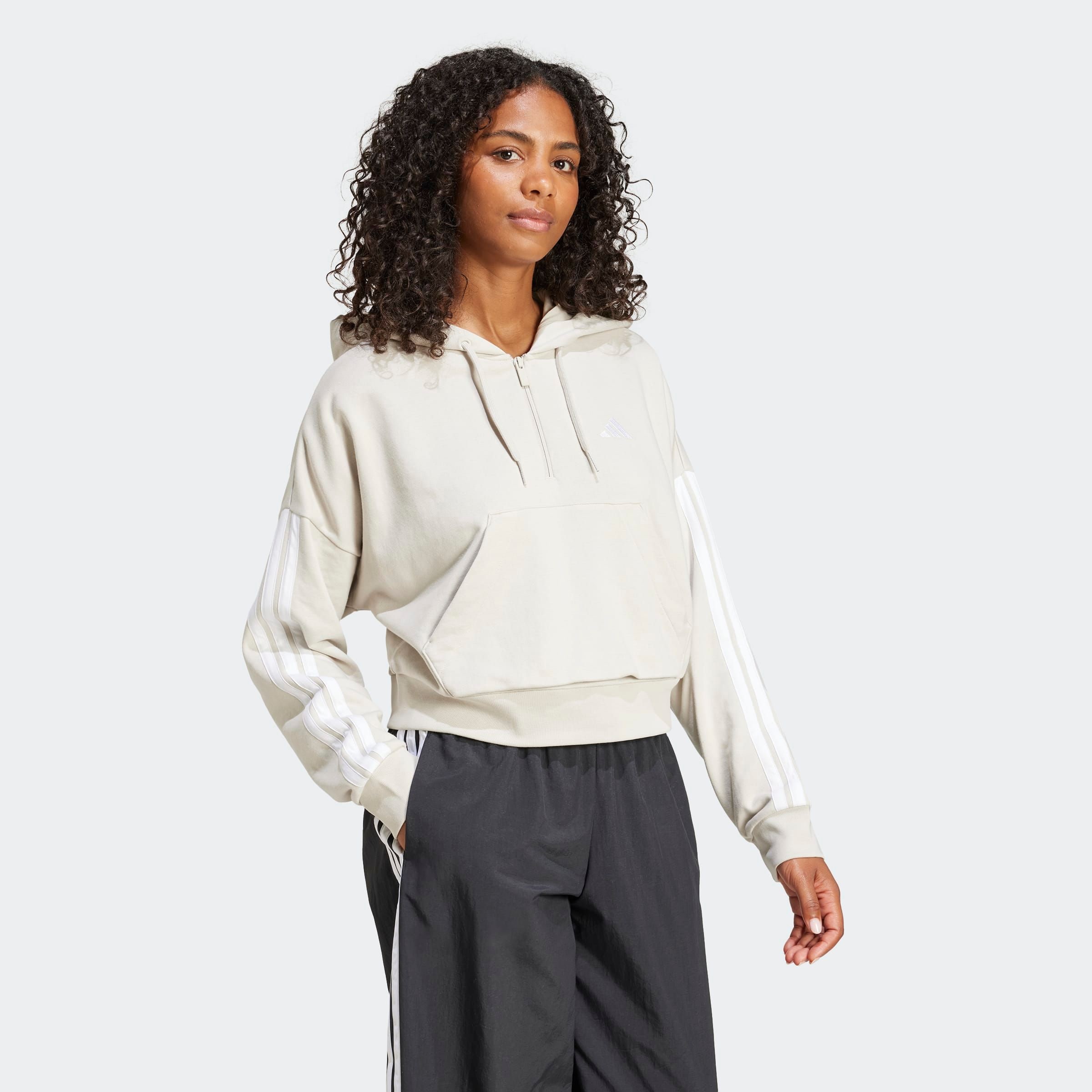 adidas Sportswear Kapuzensweatshirt »W 3S FT QZ HD«
