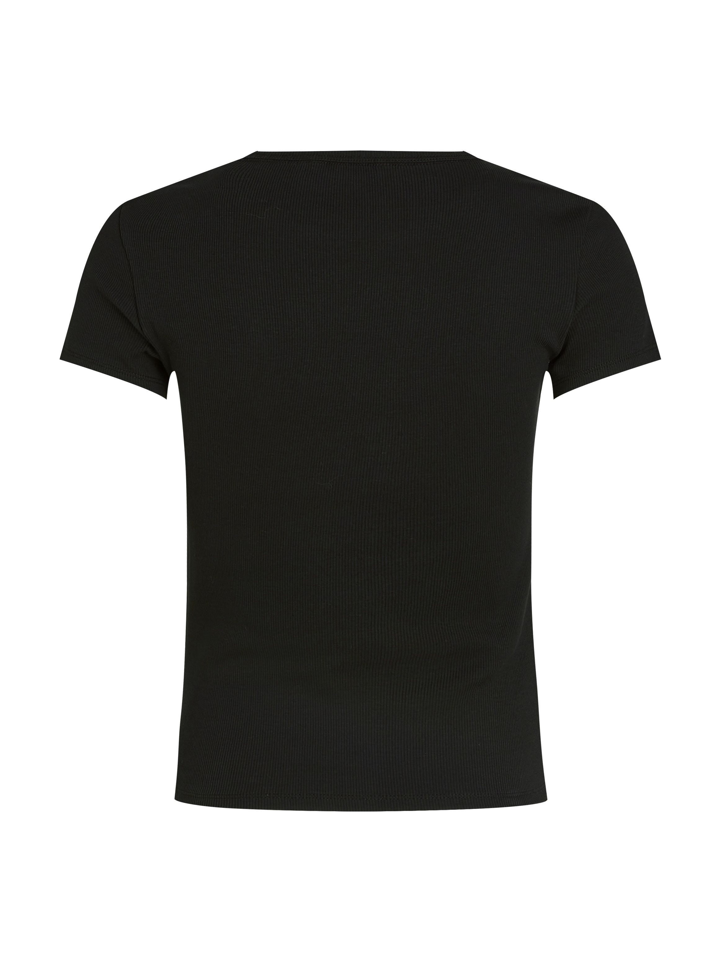 Tommy Jeans T-Shirt »TJW 2PACK SLIM ESSENTIAL RIB SS«, (Packung, 3 tlg., 2er-Pack), mit Logostickerei