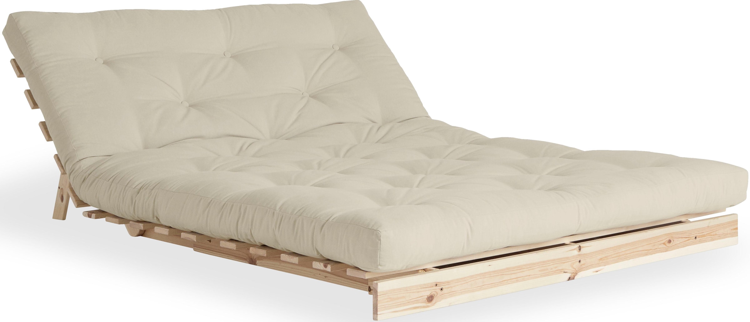 Karup Design Daybed »Roots Schlafsofa, Gästebett, Sofa inkl. Futonmatratze«, Liegefläche 90/140/160 x200 cm, FSC® zertifizierte Kiefer
