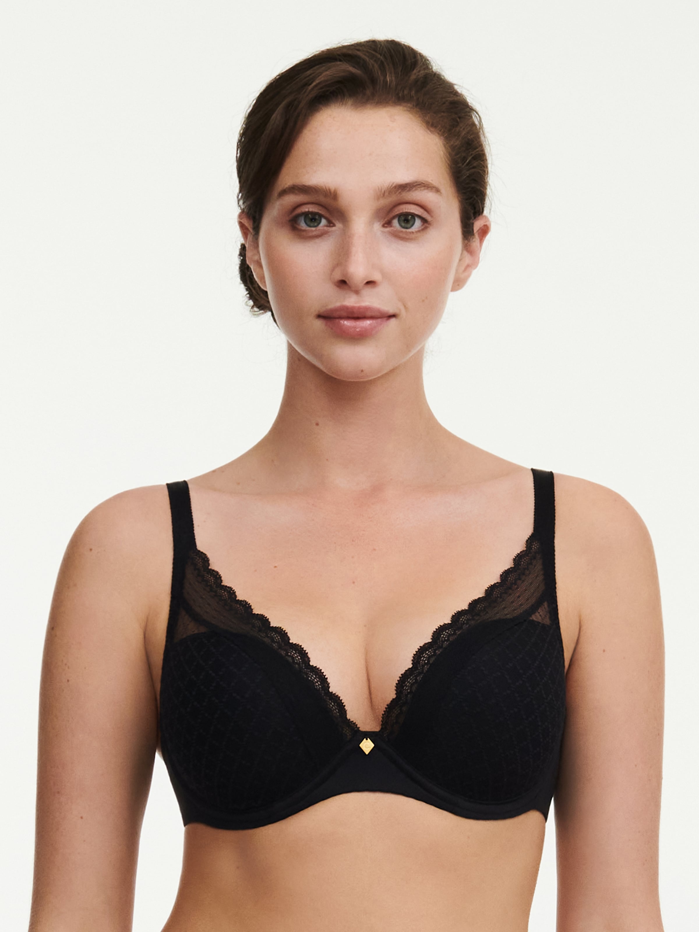 Chantelle T-Shirt-BH "NORAH CHIC" Tüll, blickdichtes Gewebe
