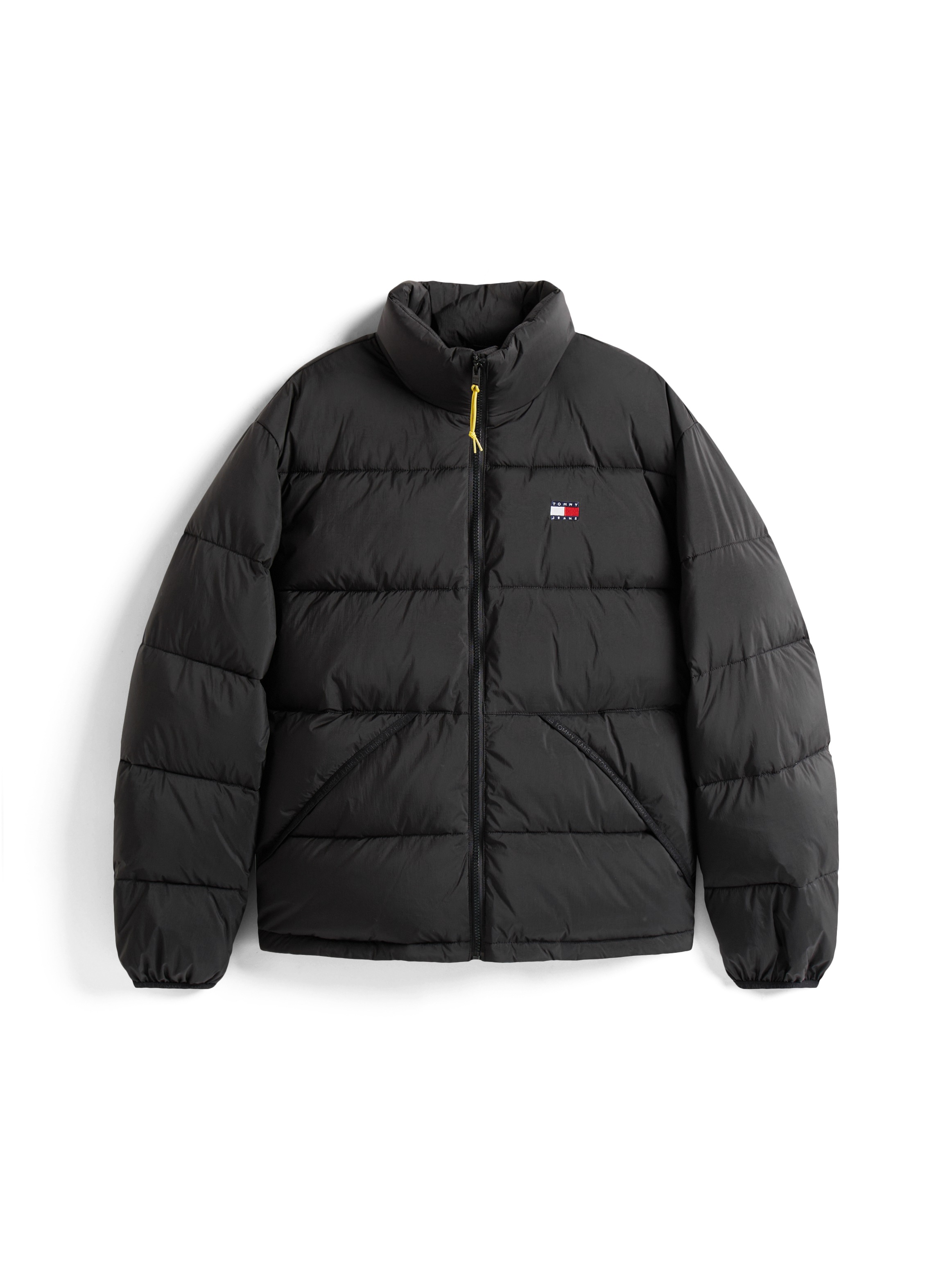 Tommy Jeans Steppjacke »VAIL PUFFER«, ohne Kapuze, Übergangsjacke Regular fit mit Rundhalsausschnitt