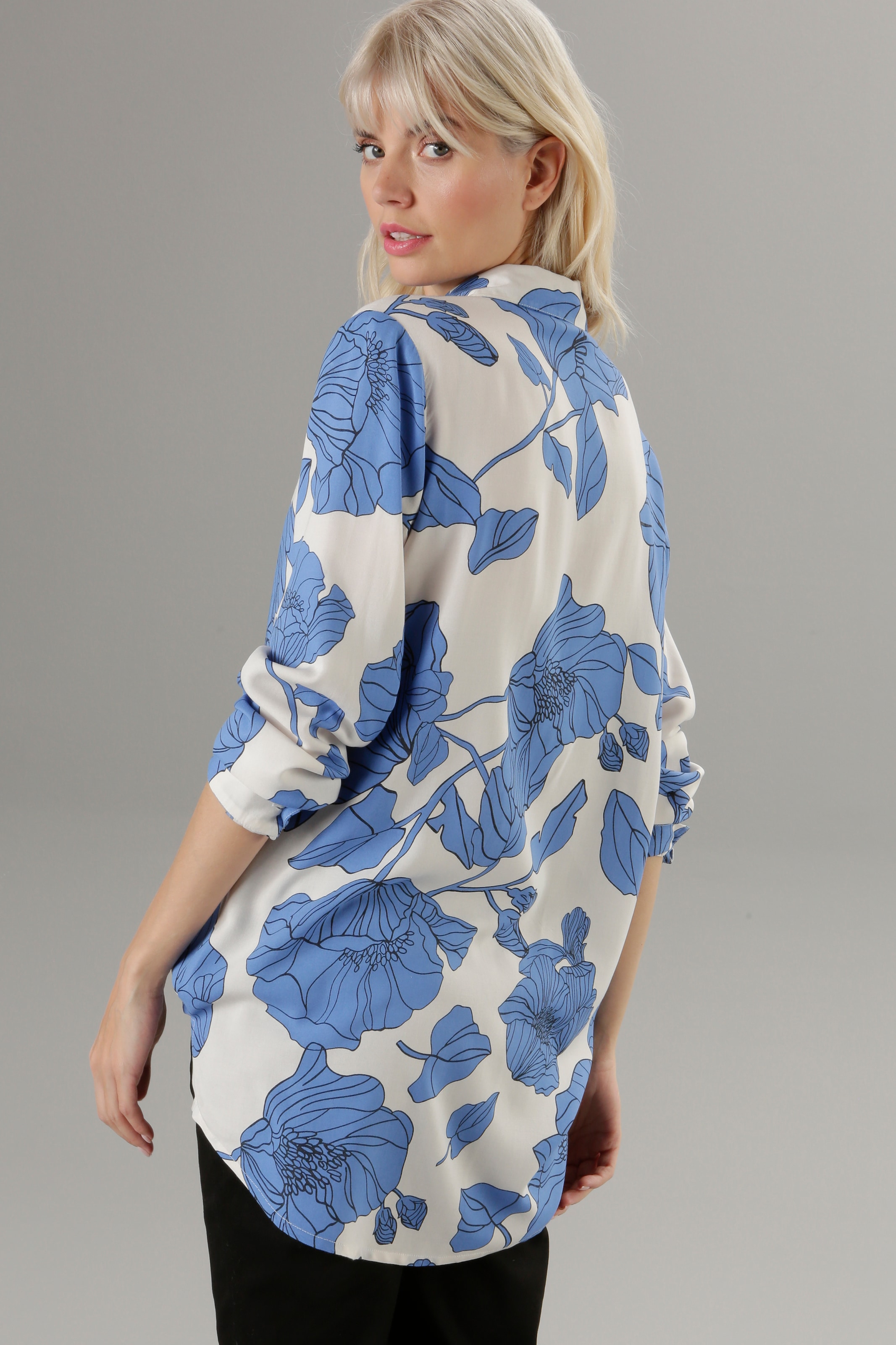 Aniston SELECTED Hemdbluse, hinten länger als vorne online kaufen |  Jelmoli-Versand