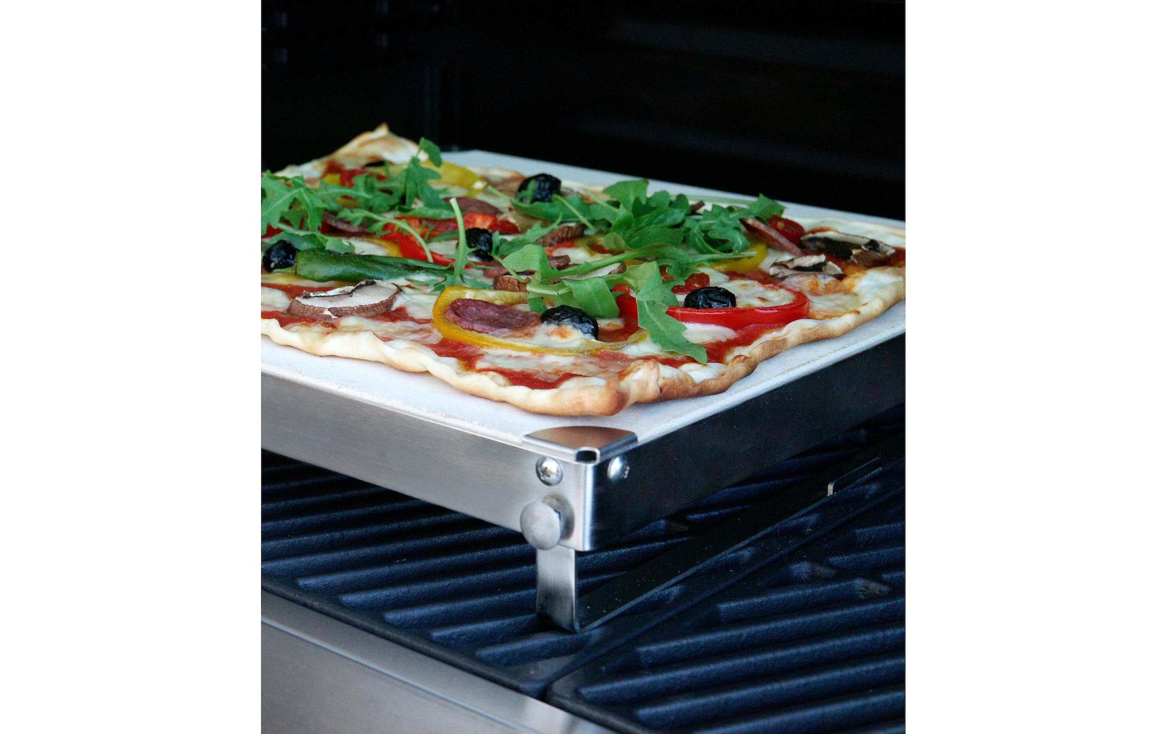 OUTDOORCHEF Pizzastein »DGS Eckig«, Edelstahl