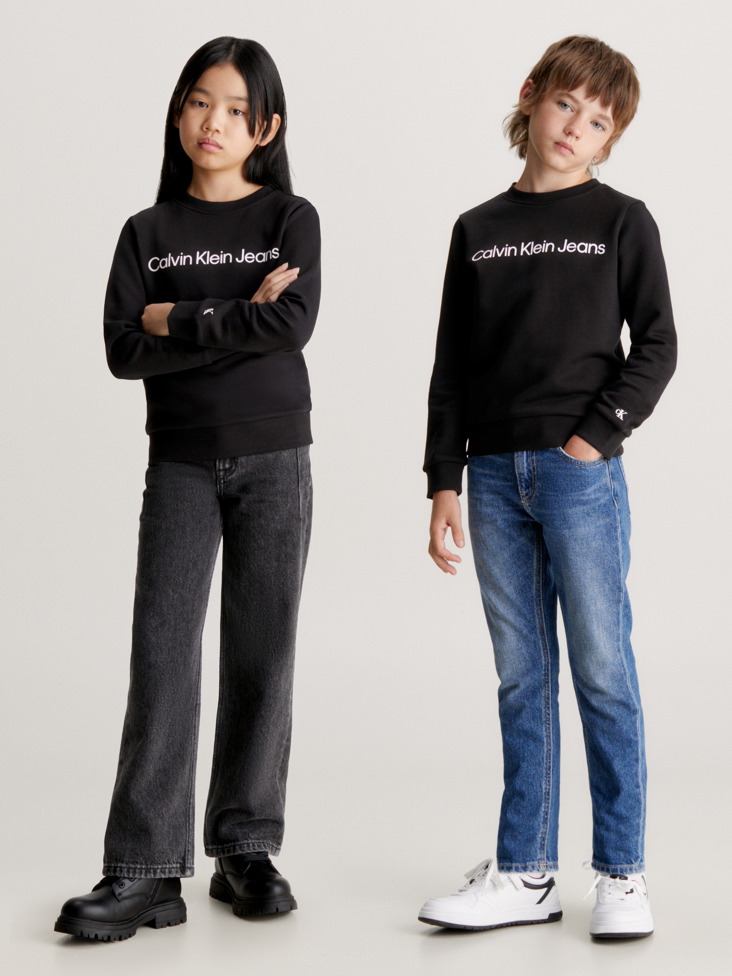 Calvin Klein Jeans Sweatshirt »INST. LOGO REGULAR CN«, für Kinder bis 16 Jahre