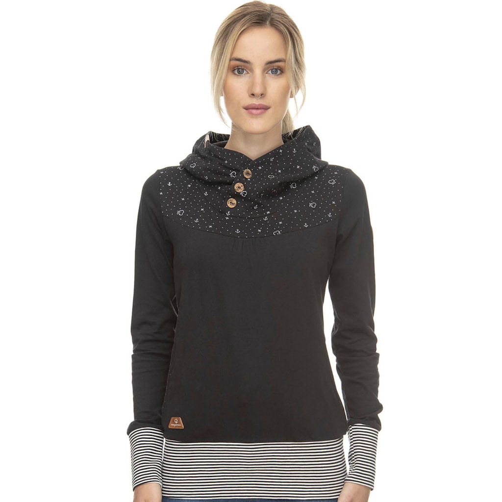 Ragwear Sweatshirt »LUCIE«, im maritimen Design mit Anker und Herz-Symbol