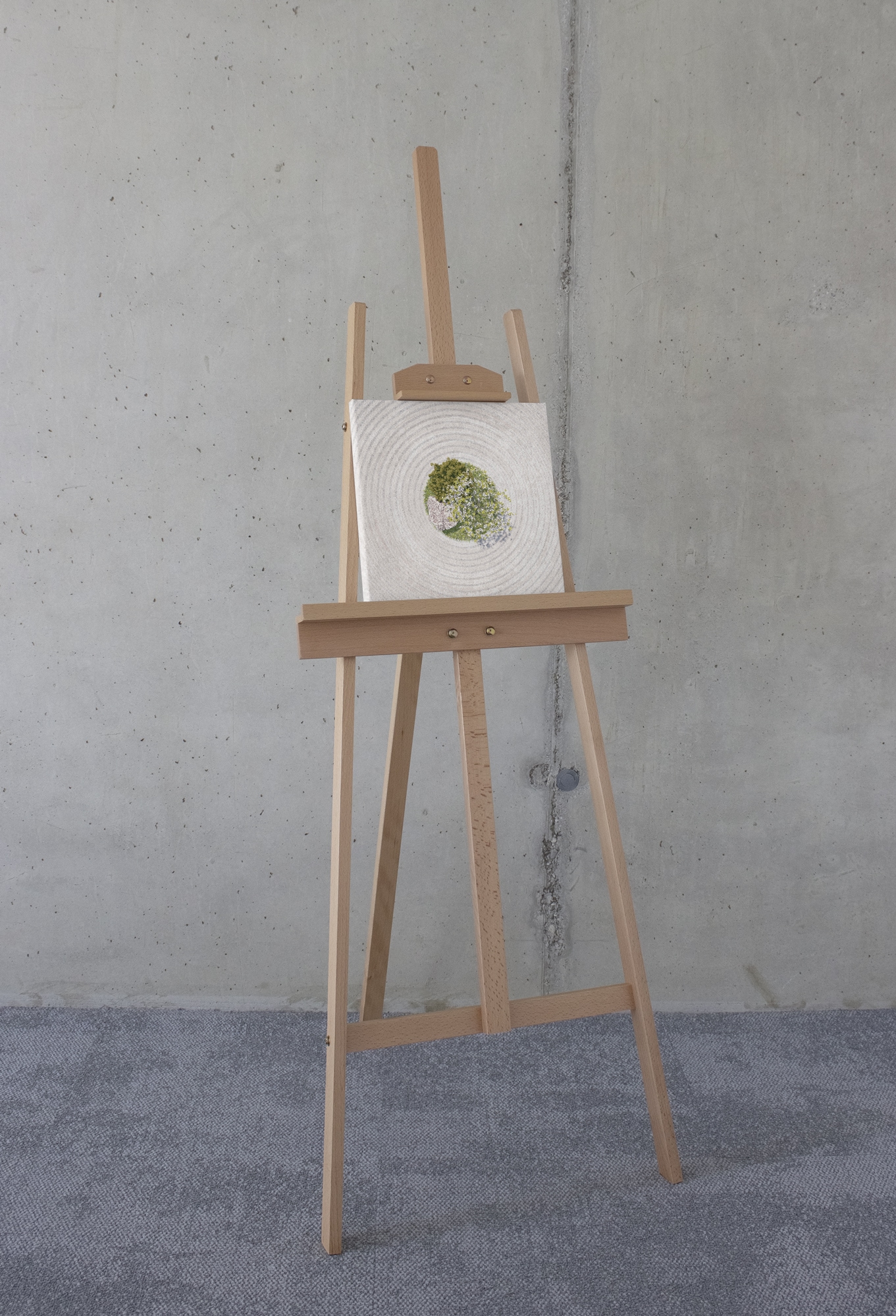 Komar Leinwandbild »Shavasana - Grösse 30 x 30 cm«, Natur, (1 St.), Keilrahmenbild mi Echtholzrahmen