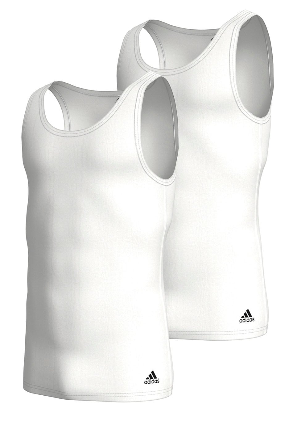 adidas Sportswear Unterhemd »"Active Flex Cotton"«, (2er-Pack), mit multidimensionalem Stretch, Slim Fit