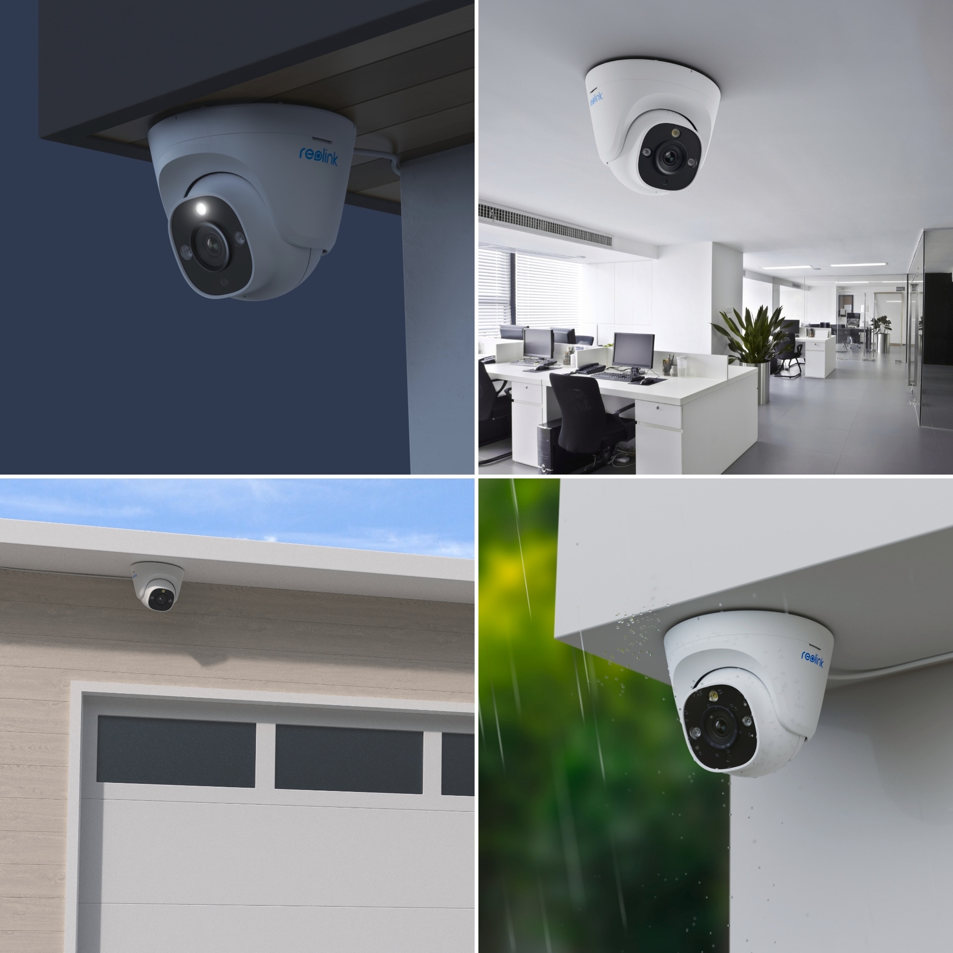 Reolink Überwachungskamera »P344 - 12MP PoE Überwachungskamera Aussen mit farbiger Nachtsicht«, Aussenbereich, Personen-/Fahrzeug-/Haustiererkennung, Zwei-Wege-Audio, Zeitraffer