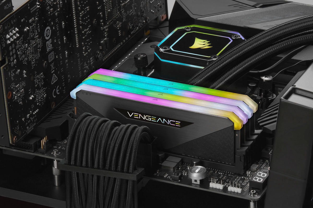 Corsair Arbeitsspeicher »Vengeance RGB, DDR4, 3600MHz 16GB 2x8GB«