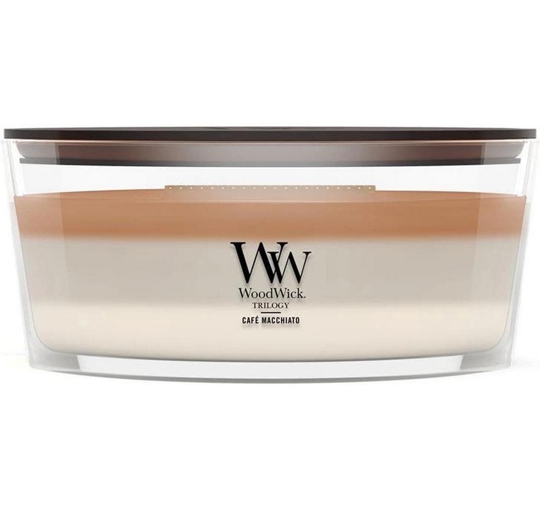 Woodwick Duftkerze "Café Macchiato Trilogy Ellipse"