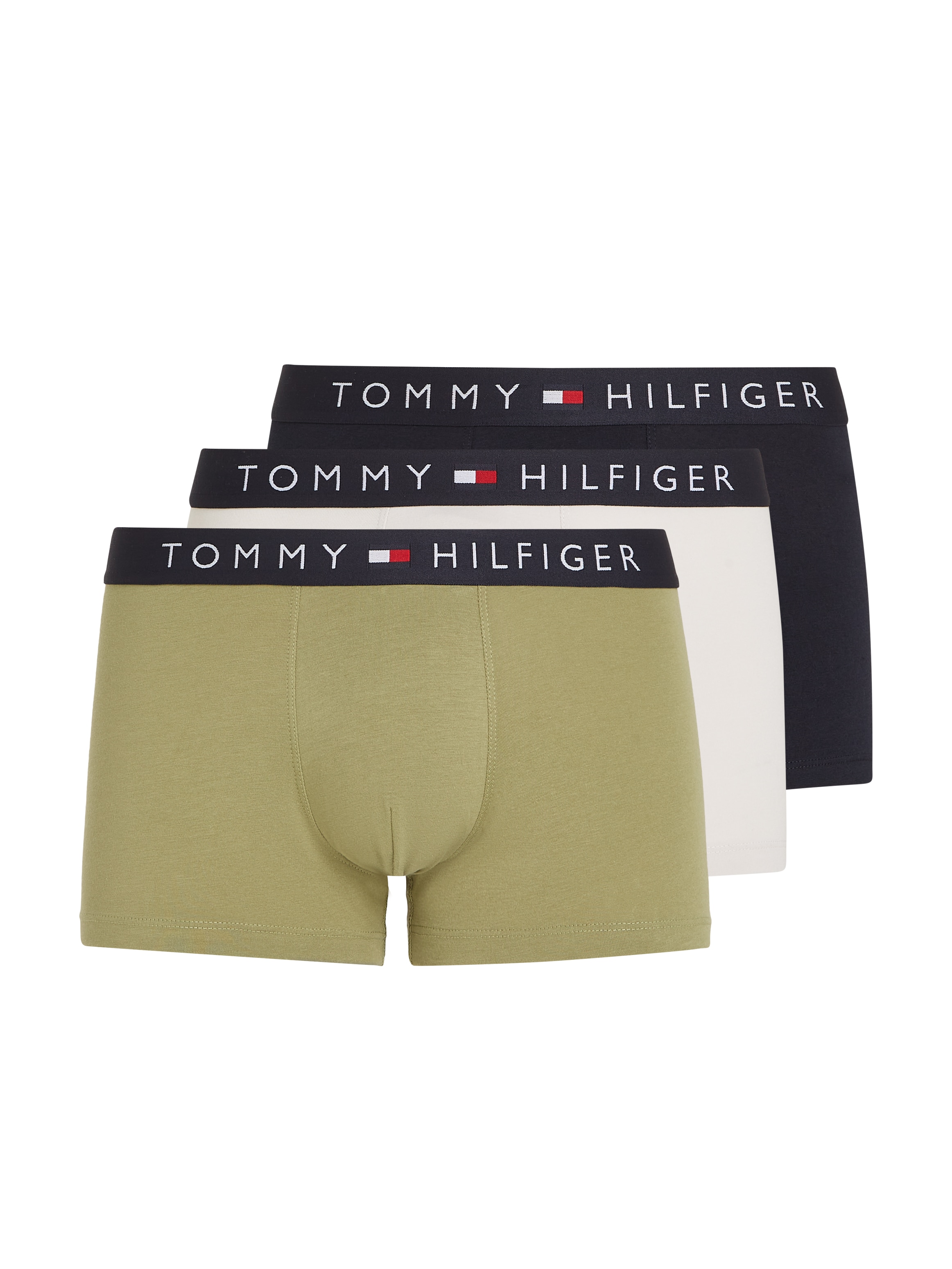 Tommy Hilfiger Underwear Trunk »3P TRUNK«, (Packung, 3 St., 3er), mit Logobund