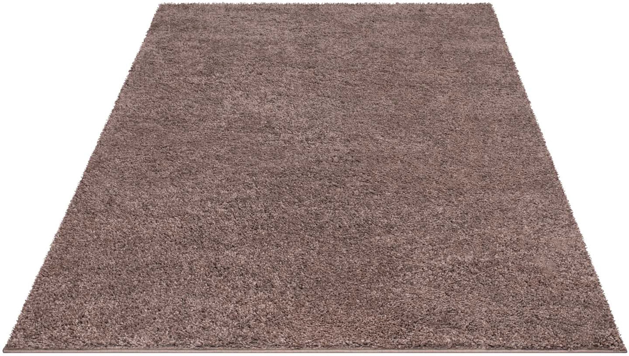 Carpet City Hochflor-Teppich »City Shaggy«, rechteckig, Robuster Langflor Teppich uni, besonders flauschig weich