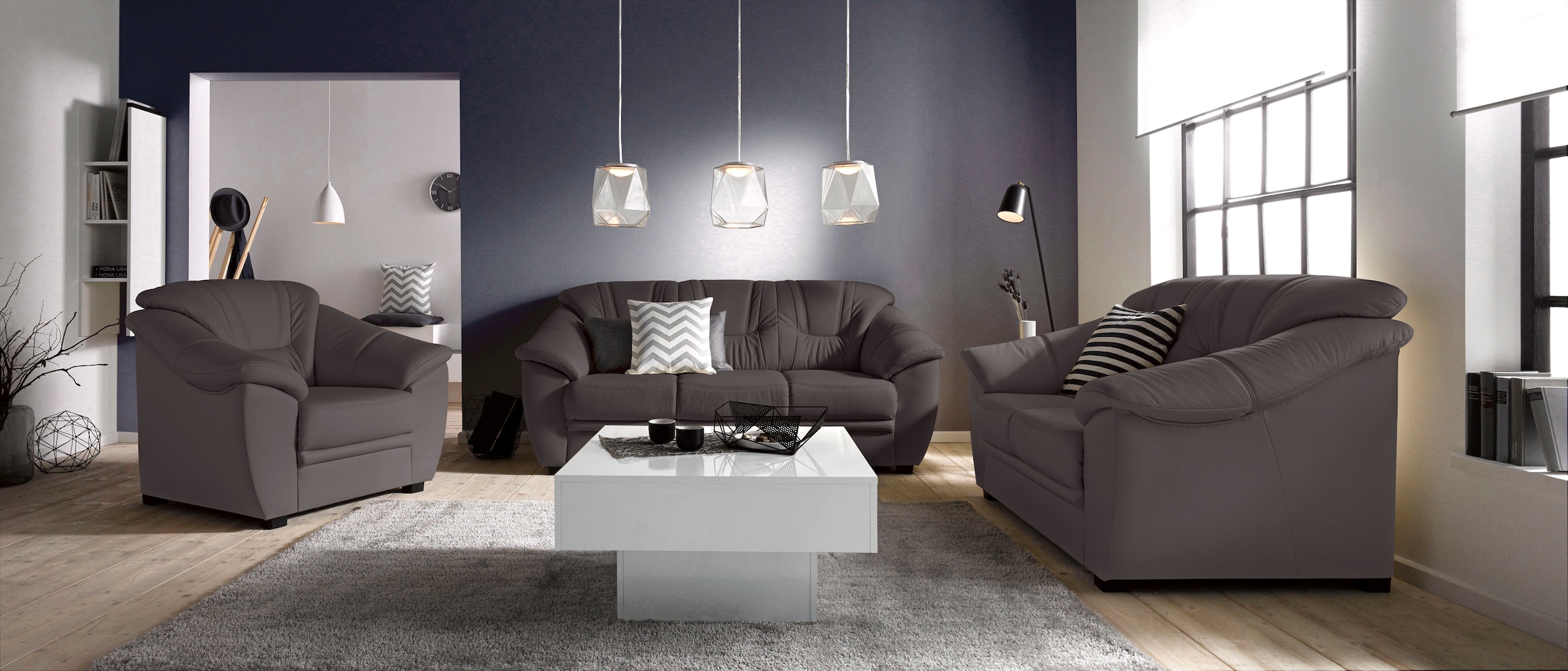 sit&more 3-Sitzer »Savona«, inklusive Federkern