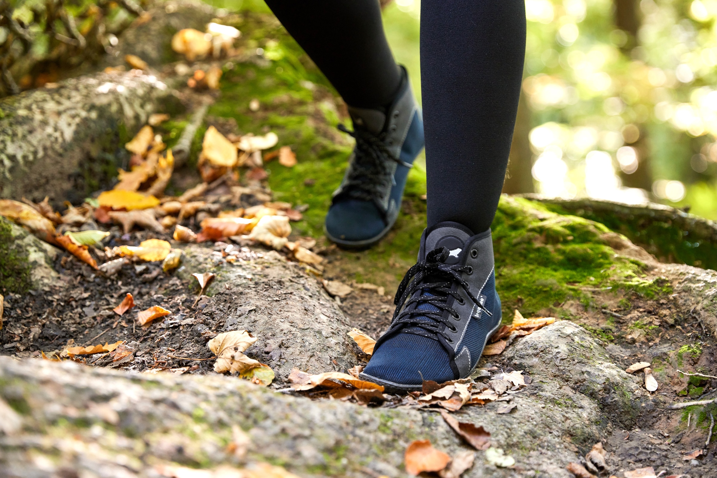 Leguano Barfussschuh »JASPAR«, Bequemschuh, Schnürboots mit speziell entwickelter Laufsohle
