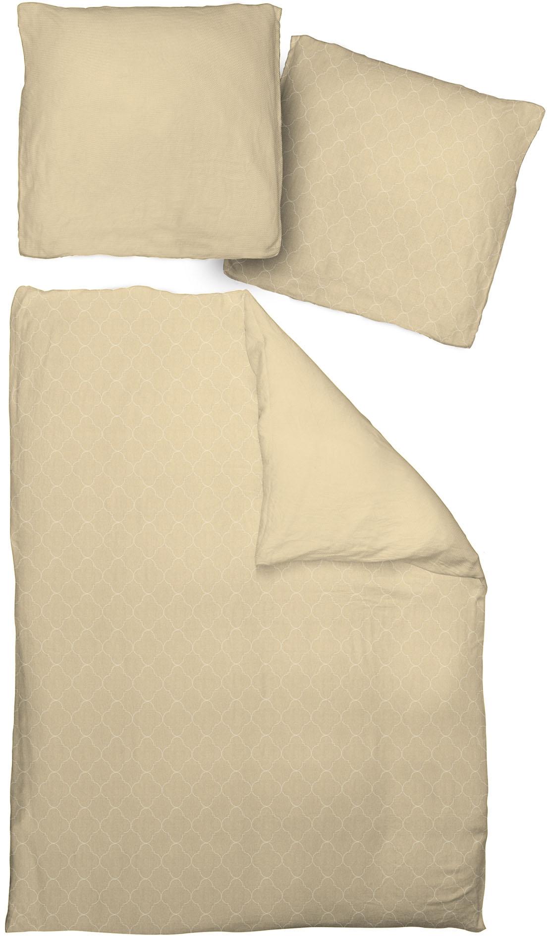 Adam Wendebettwäsche "Indian Cortezada light" 2 Stk. tlg. aus 100 % Bio-Baumwolle, 2 teilig - Bettwäsche Set