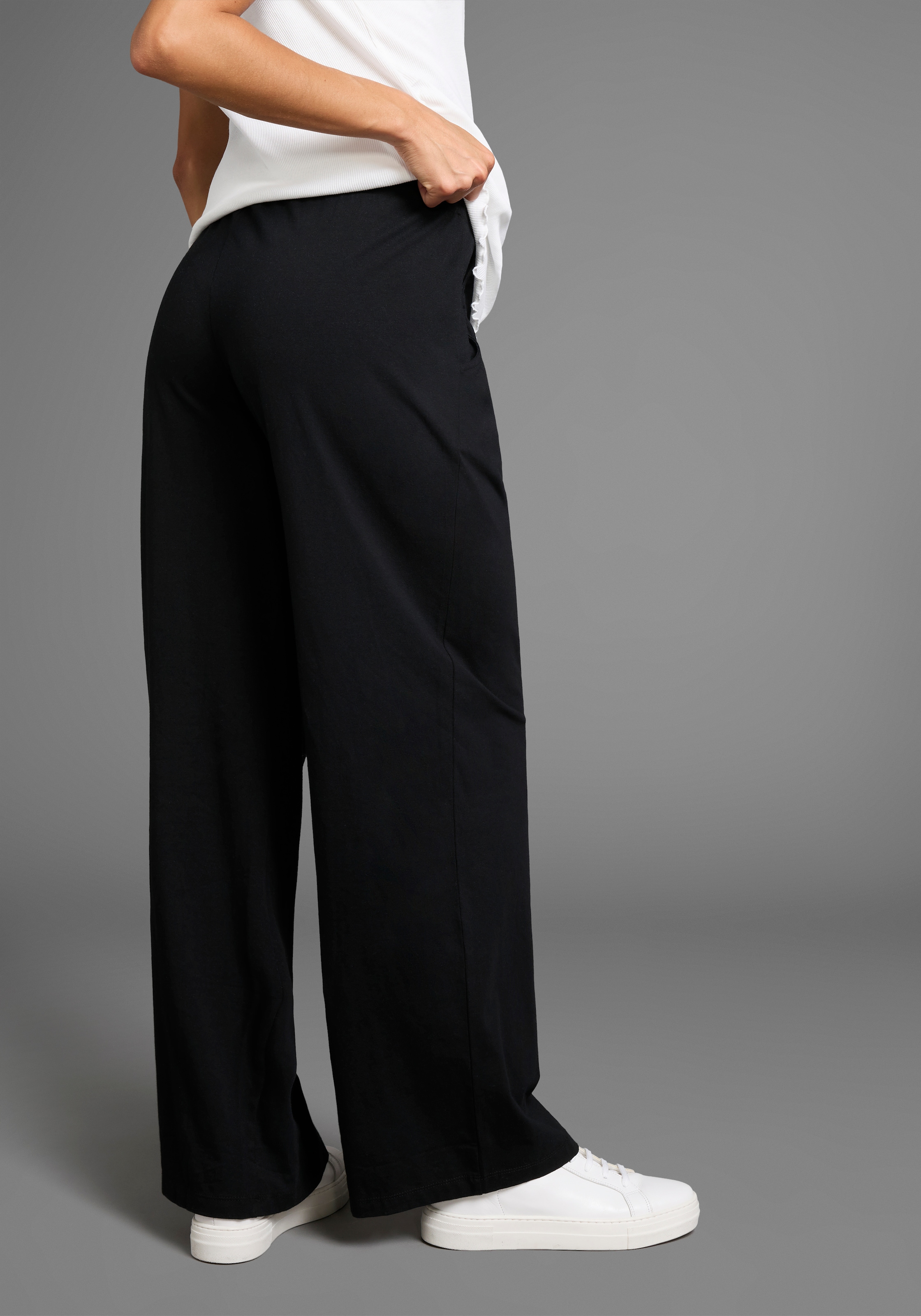 Neun Monate Umstandshose »Weiche Jersey-Hose«, Jersey-Hose für Schwangerschaft und Stillzeit