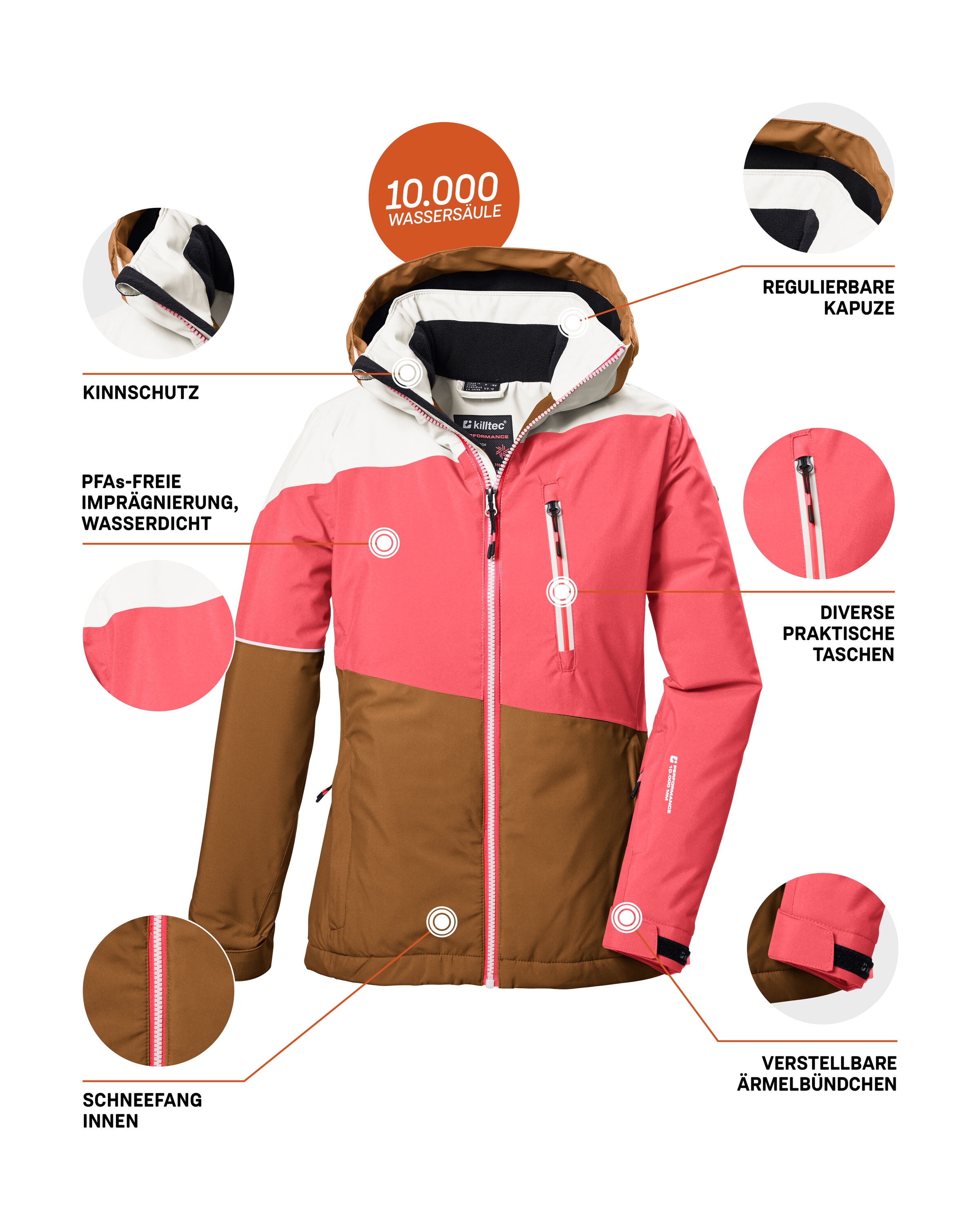 Killtec Skijacke »KSW 331 GRLS SKI JCKT«