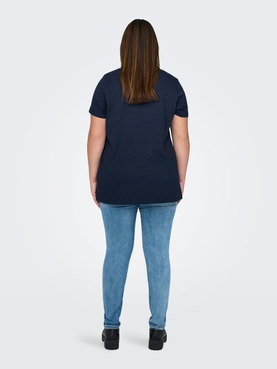 ONLY CARMAKOMA V-Shirt »CARBONNIE LIFE S/S V A-SHAPE TEE NOOS«