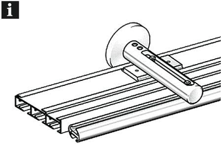 Gardinenstangenhalter 3-läufig GARDINIA Atlanta (1 Serie Jelmoli-Versand »Wandträger | Flächenvorhang-Technik 3-läufig«, St.), online bestellen