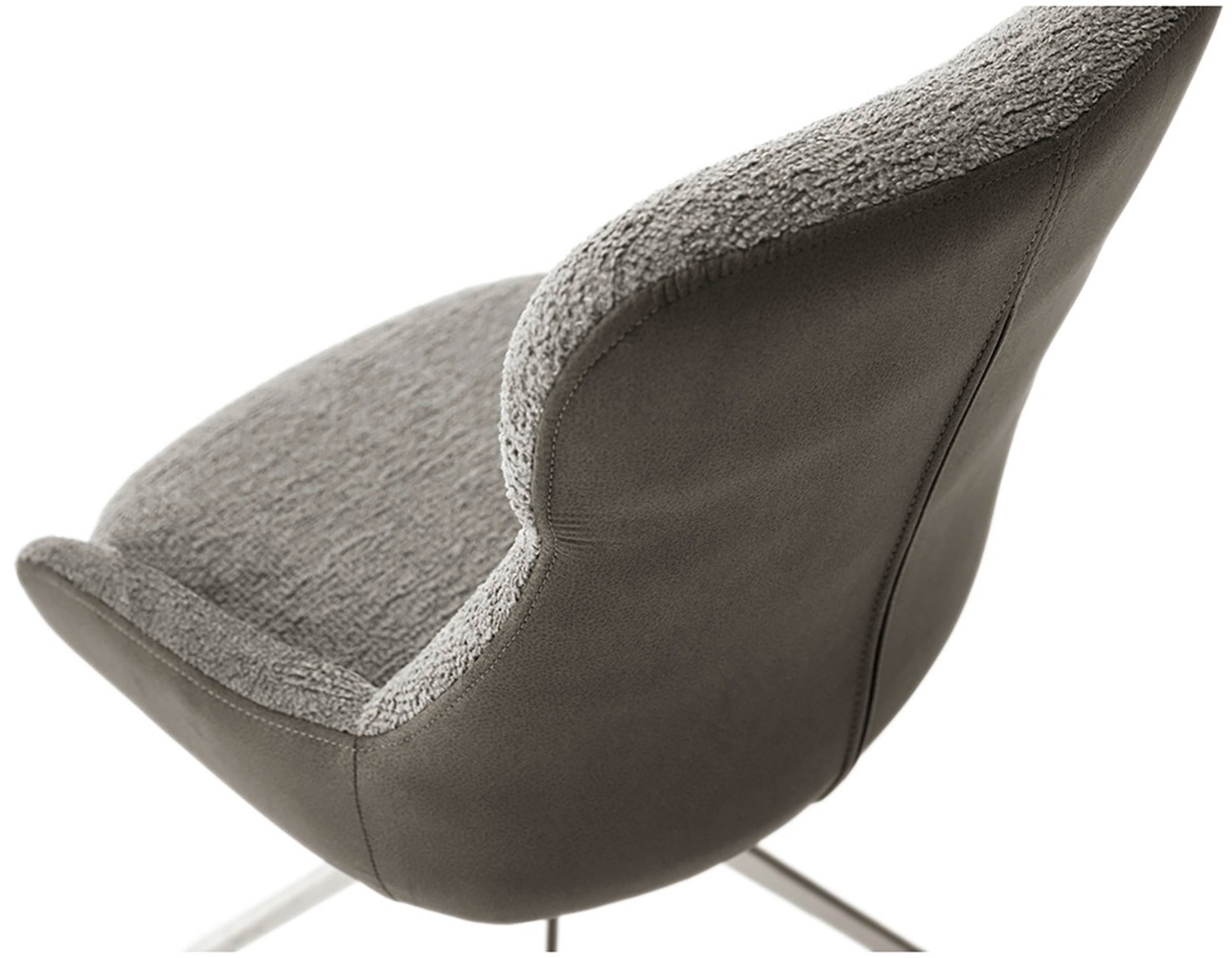 MCA furniture Esszimmerstuhl »PELION«, Feingewebe, (2er-Set), drehbar 360°, Dreh- & Schwingfunktion, Sitzhöhe ca. 50 cm