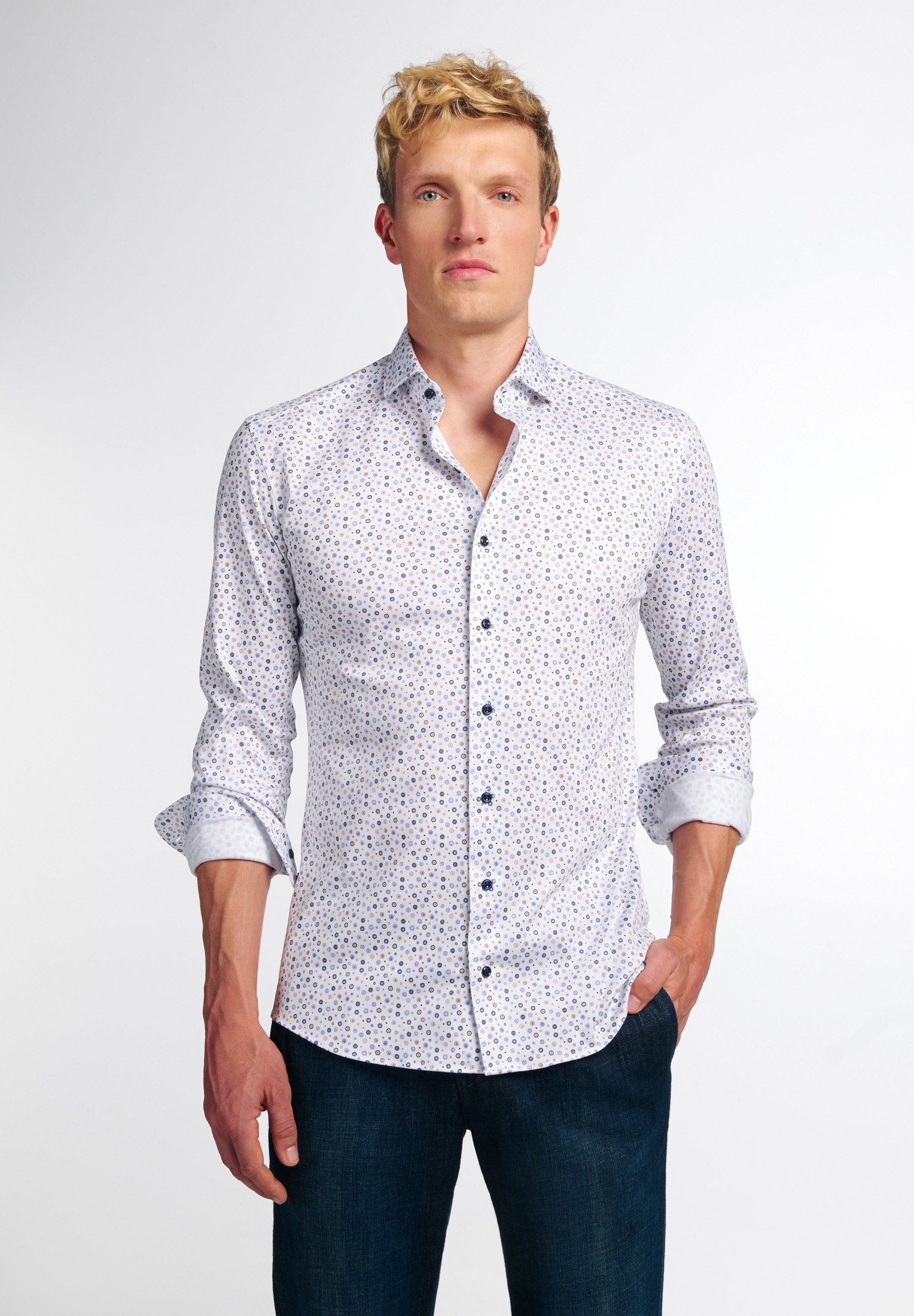 Eterna Langarmhemd »SLIM FIT«