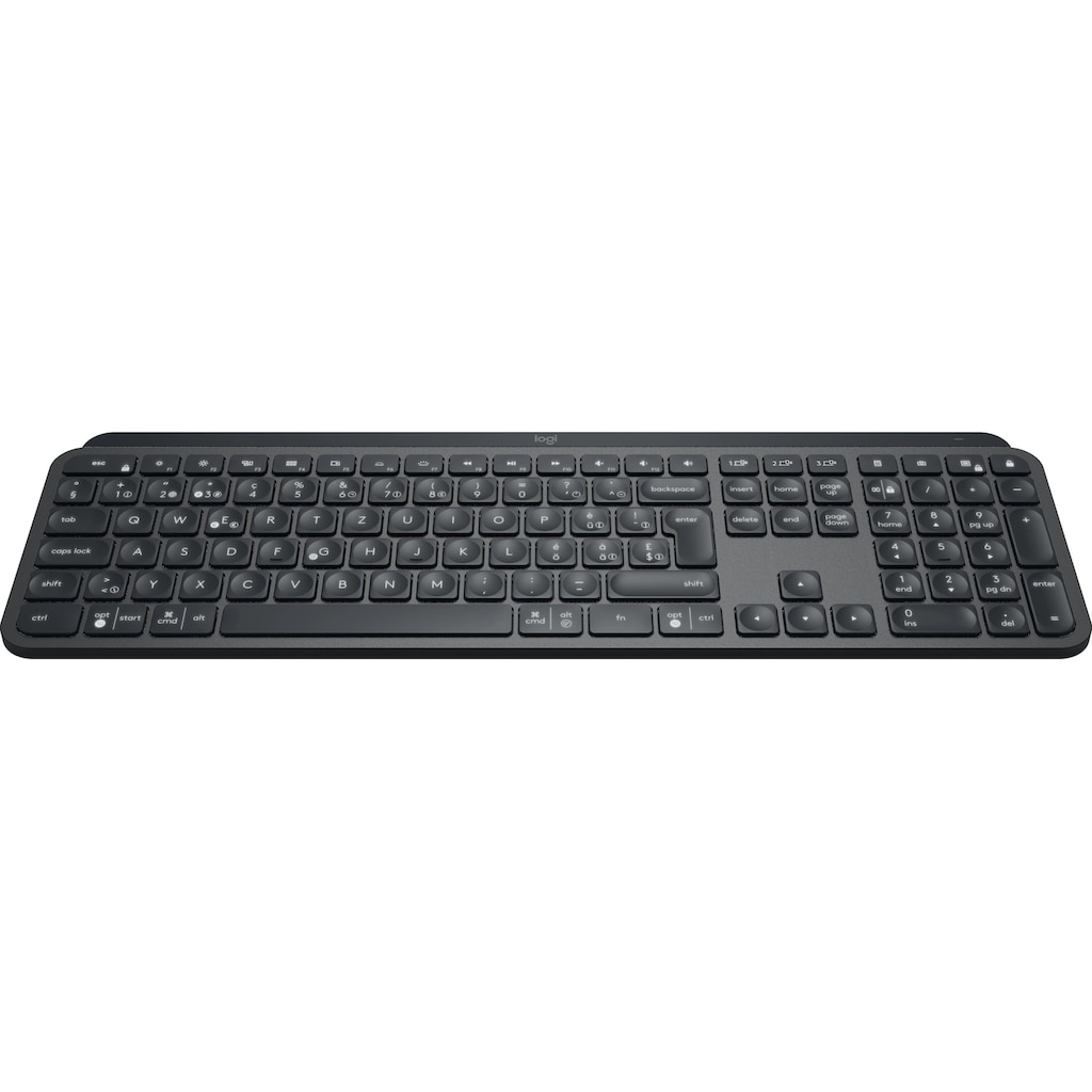 Logitech Tastatur »MX Keys CH-Layout«, (Ziffernblock)