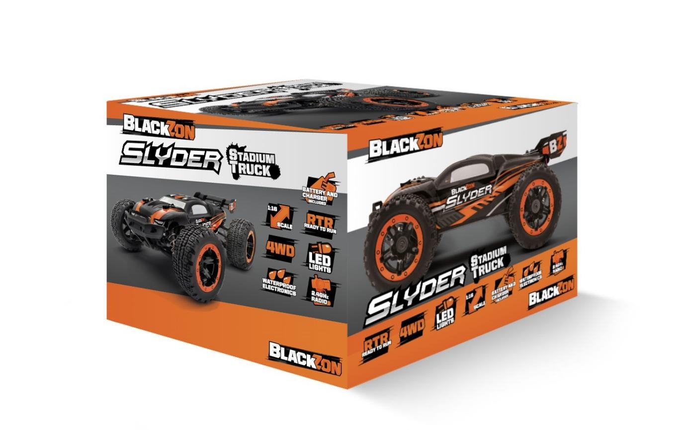 RC-Monstertruck »Blackzon Slyder ST 4WD Orange,«