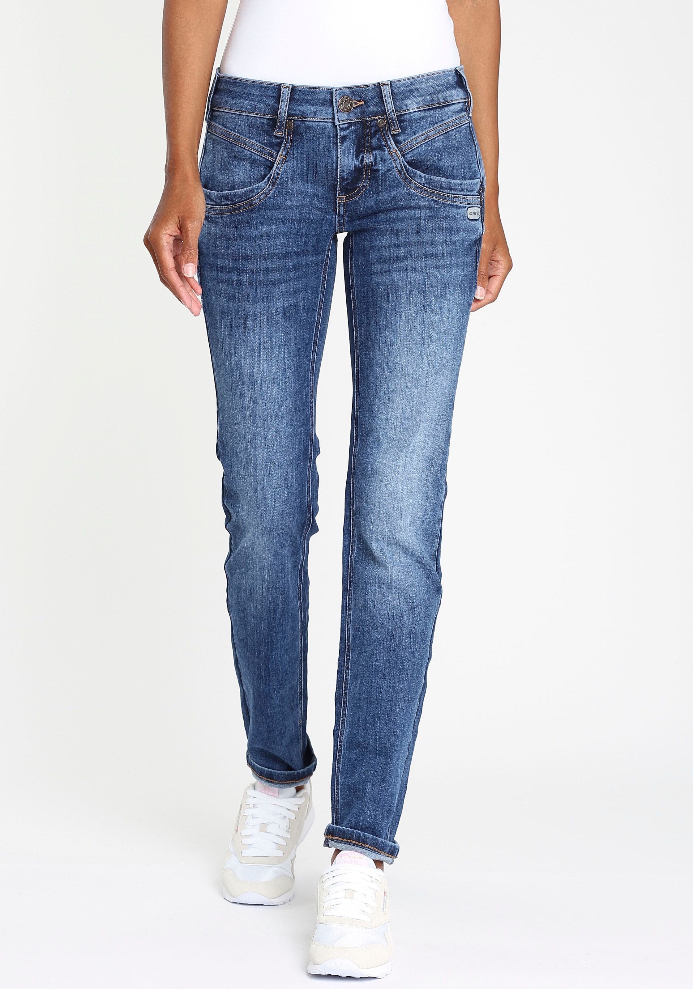 GANG Slim-fit-Jeans »94JOJO«, Bewegungsfreiheit mit grosser Formstabilität