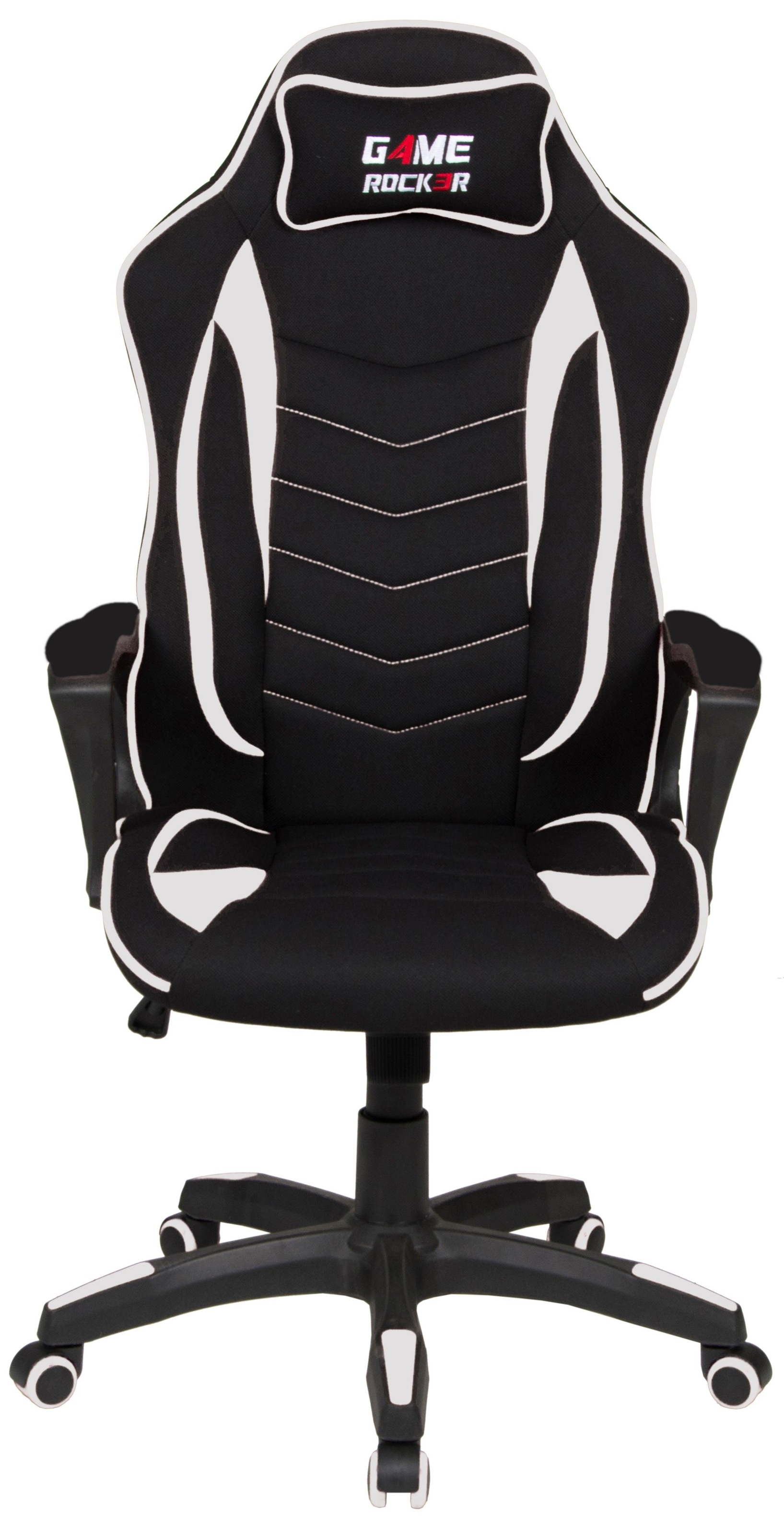 Duo Collection Gaming-Stuhl "Game-Rocker R-10" () komfortabler Bürostuhl mit Nackenkissen & Drehfunktion