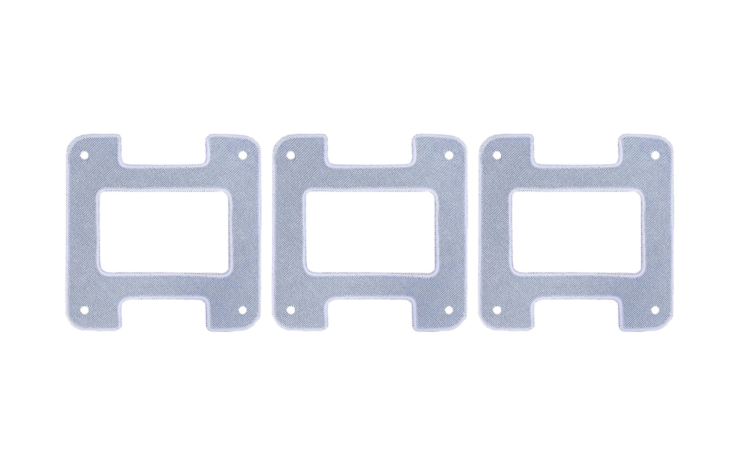 Mikrofasertuch »Hobot Microfaser-Pad Quadrat 3er 2-S«, Mikrofaser