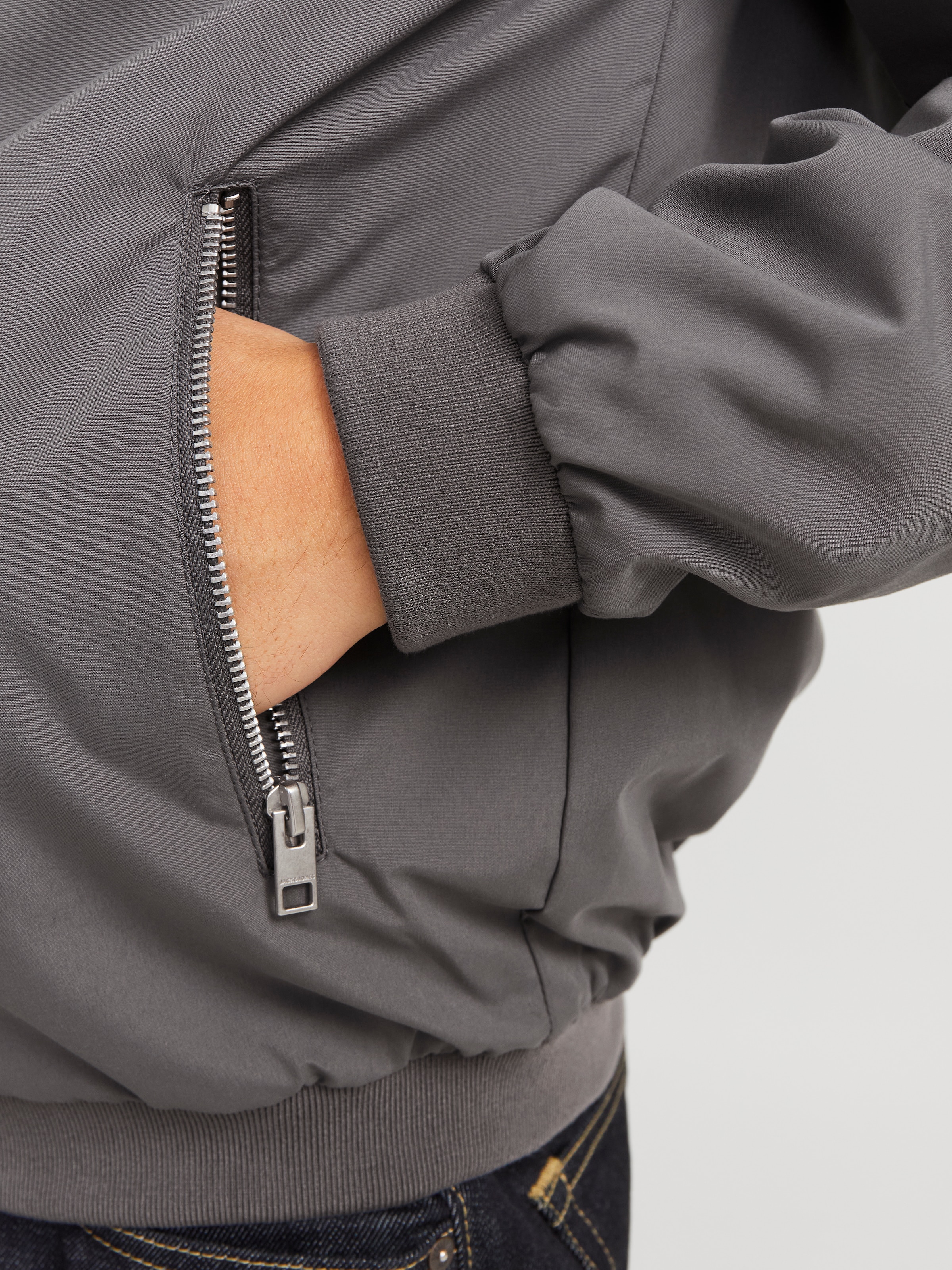 Jack & Jones Blouson »JJERUSH BOMBER NOOS«, ohne Kapuze, mit Reissverschlusstaschen