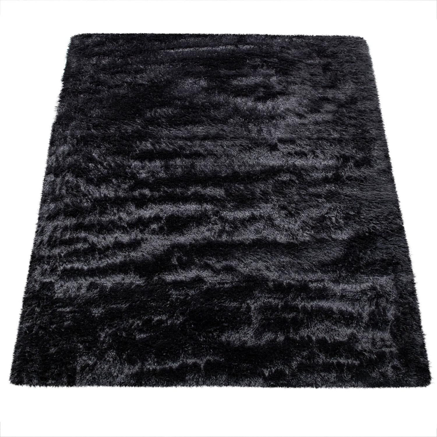 Paco Home Hochflor-Teppich »Silky 591«, rechteckig, Uni-Farben, besonders weich und kuschelig