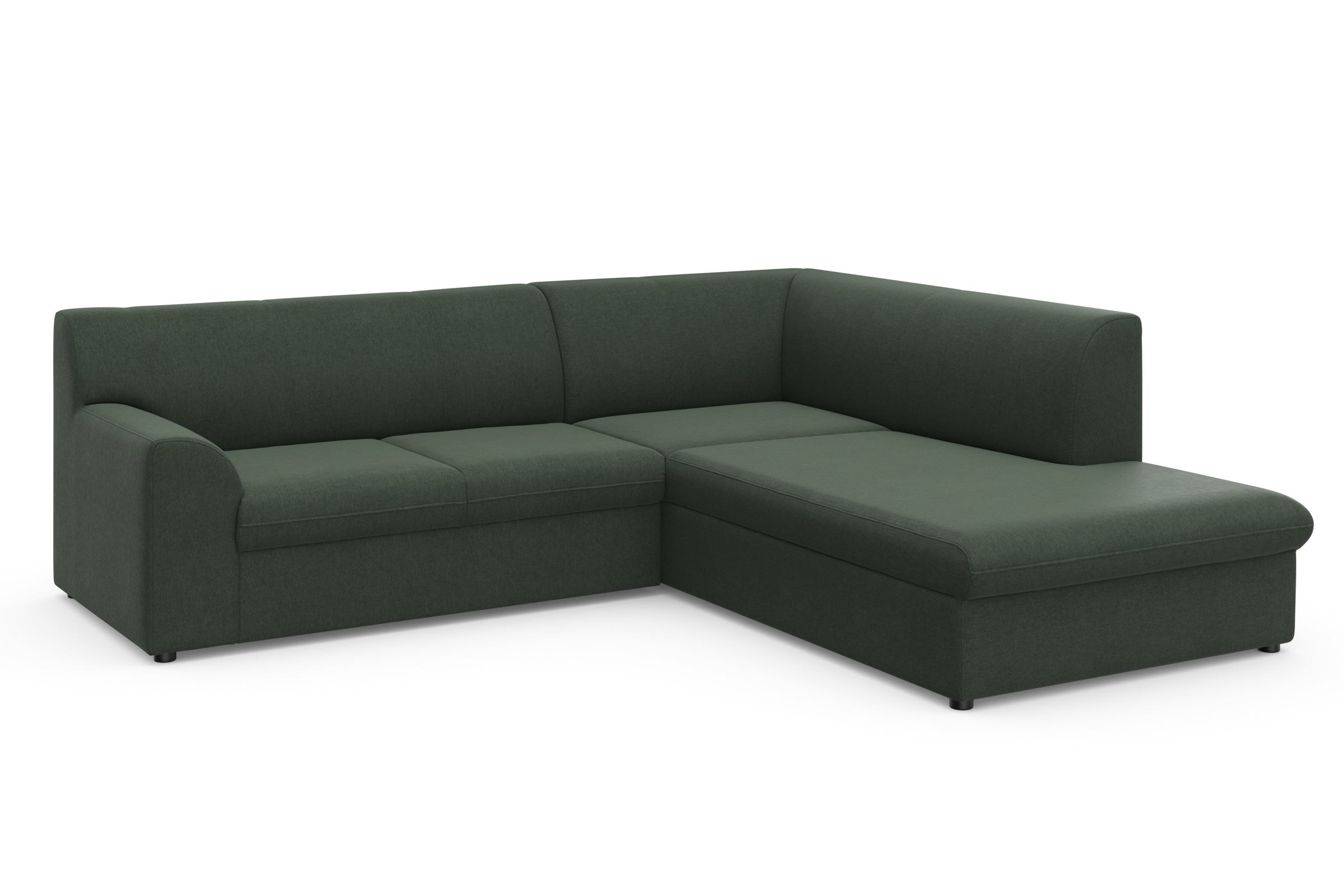 DOMO collection Ecksofa »Topper zeitlos elegant, kompakte Stellmasse, OTTOs Choice, L-Form«, mit Ottomane, wahlweise mit Schlaffunktion