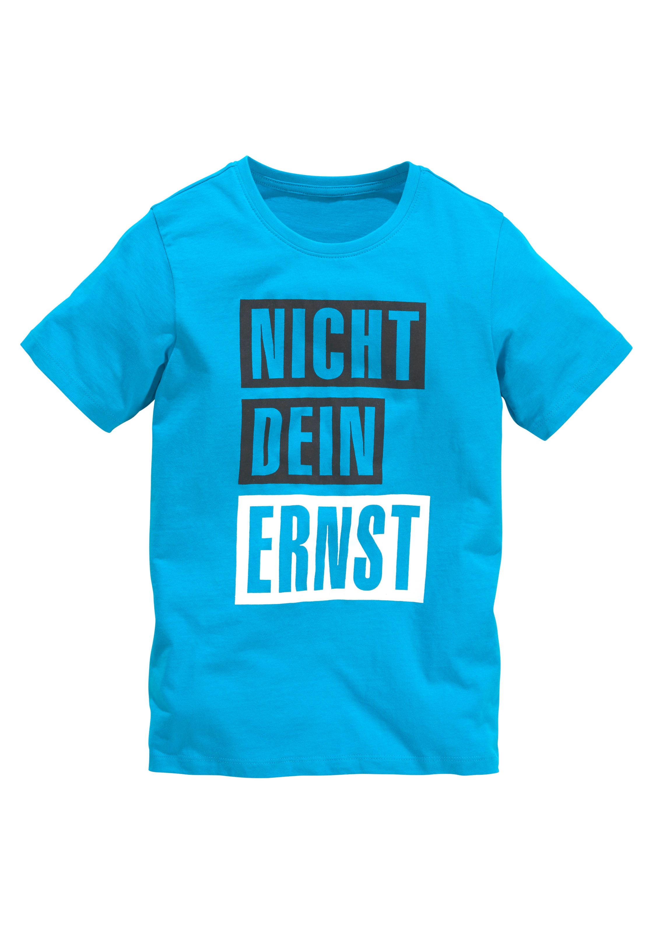 | »NICHT T-Shirt kaufen online ERNST«, DEIN ✵ KIDSWORLD Spruch Jelmoli-Versand