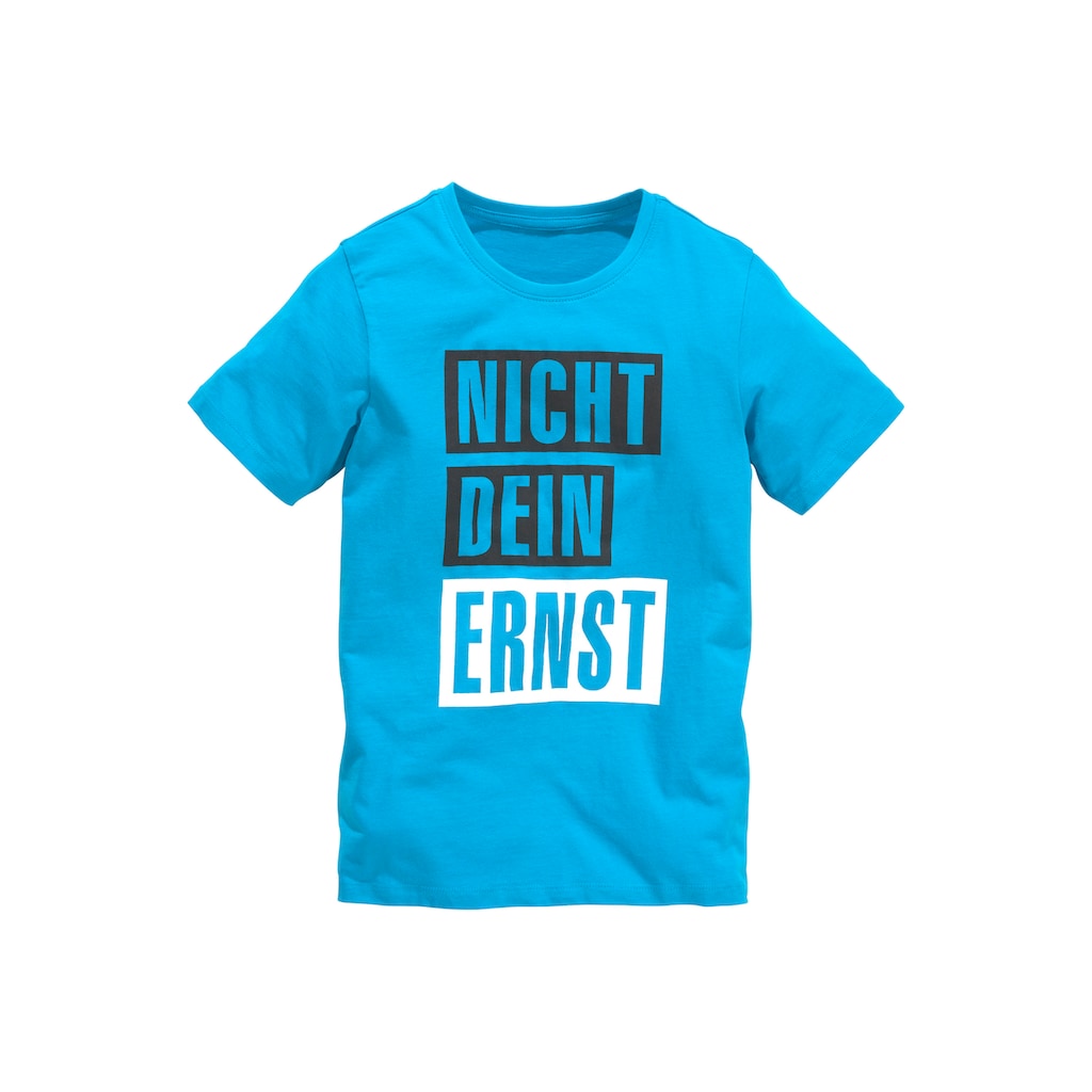 KIDSWORLD T-Shirt »NICHT DEIN ERNST«, Spruch