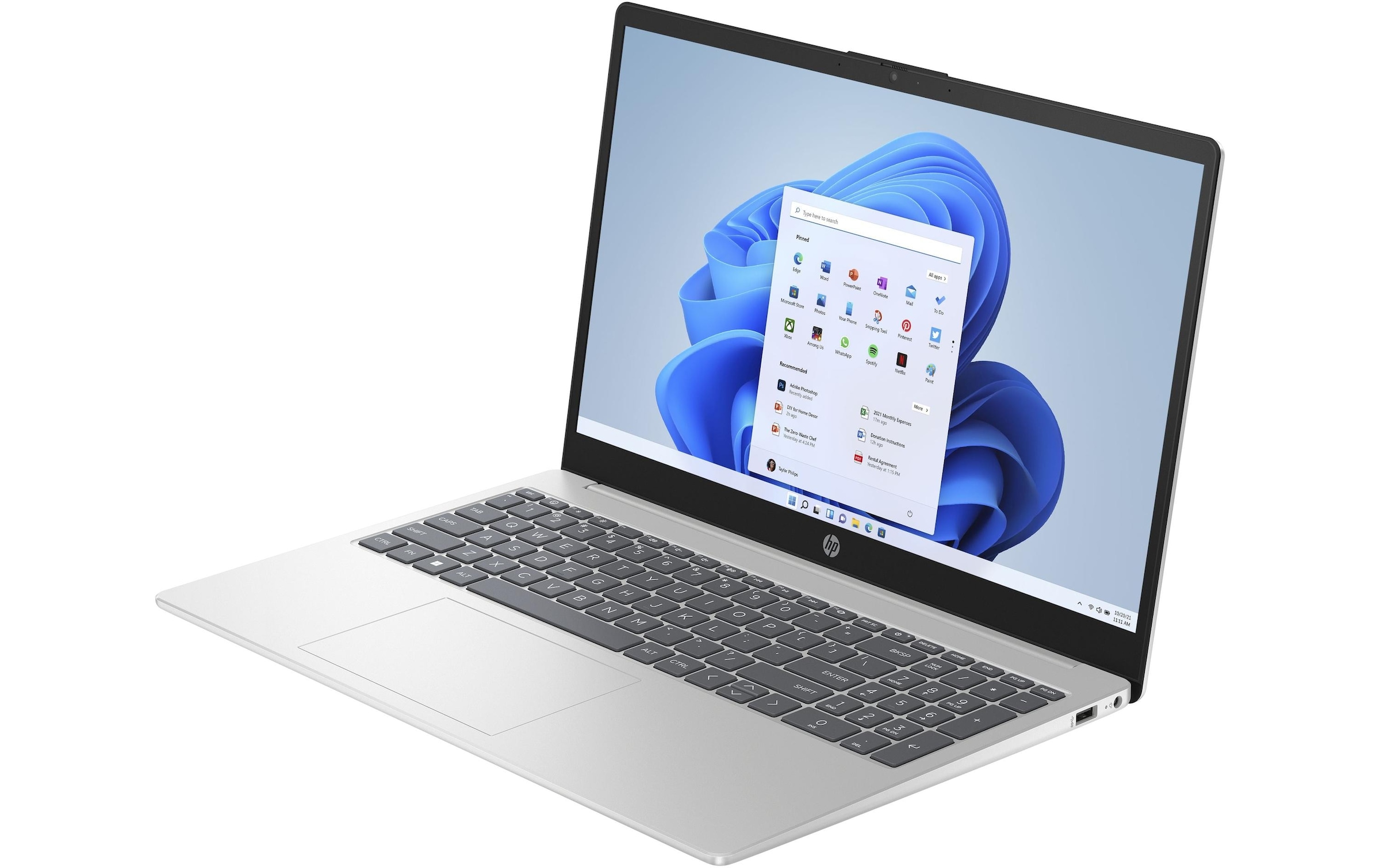 HP Convertible Notebook »HP Laptop 15-fc0200nz,15.6,FHD,Silver«, / 15,6 Zoll, AMD